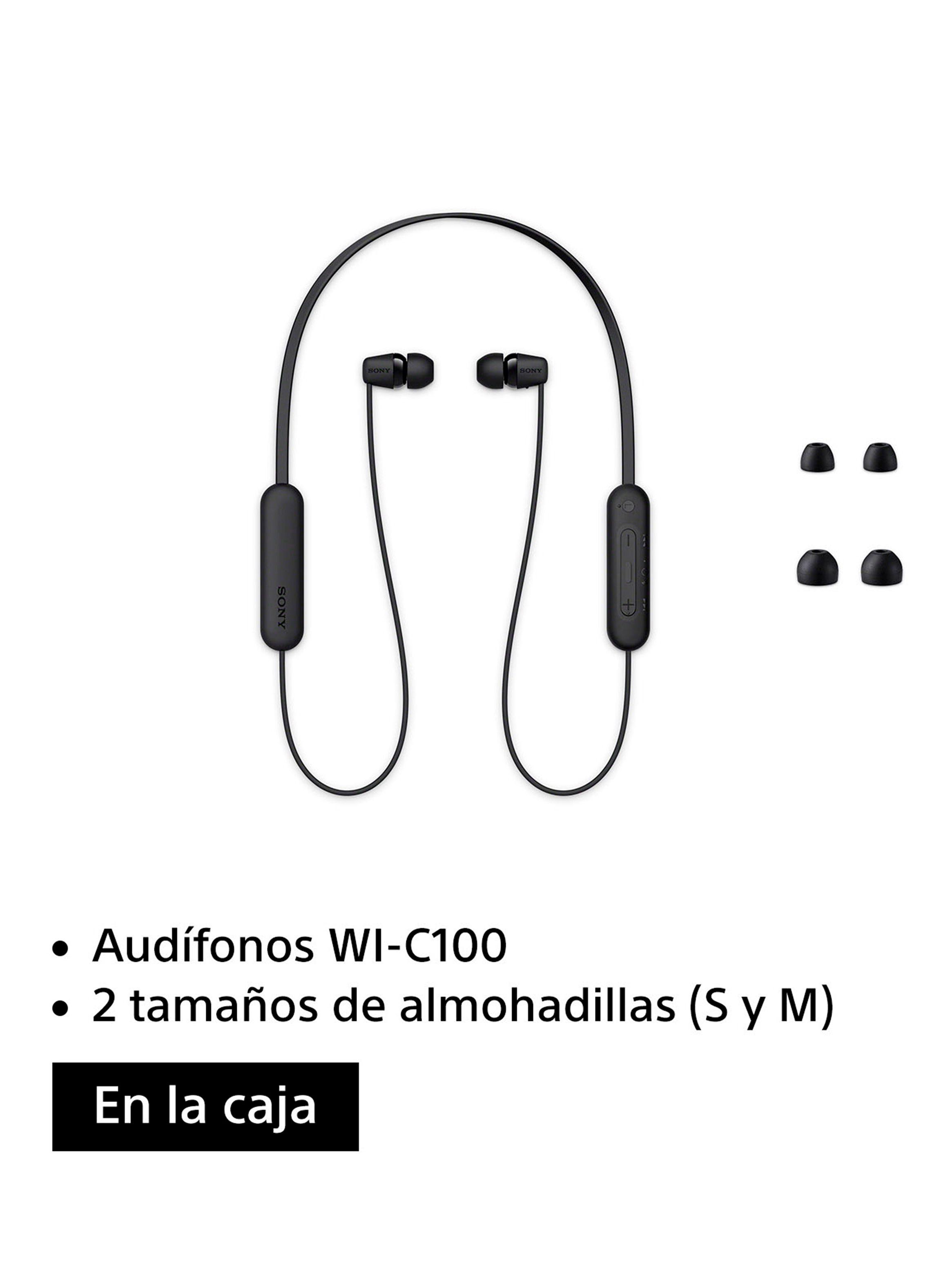 Audífonos Internos Inalámbricos WI-C100 Negro-4