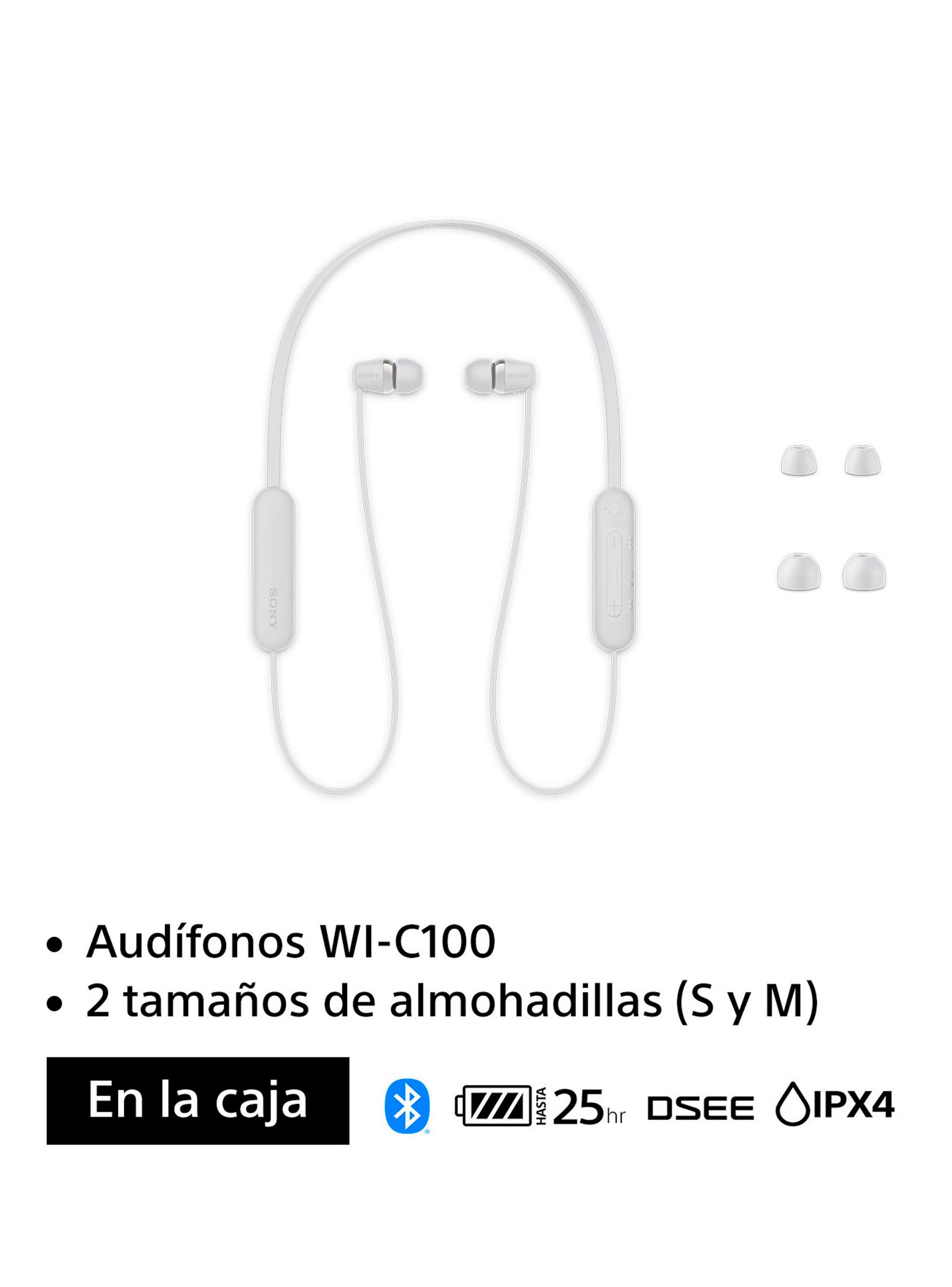 Audífonos Bluetooth Internos WI-C100 Blanco-1