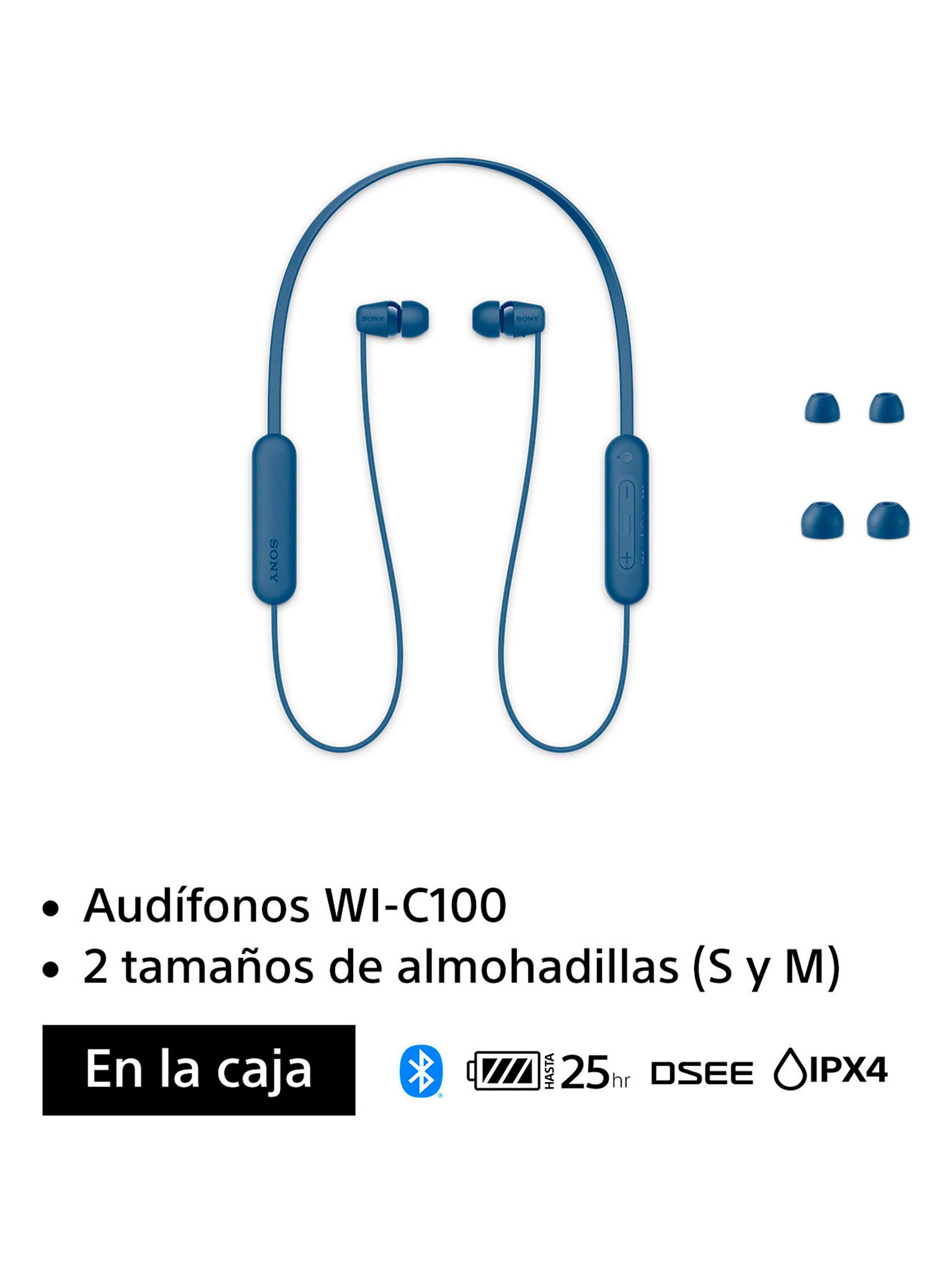 Audífonos Bluetooth Internos WI-C100 Azul-1