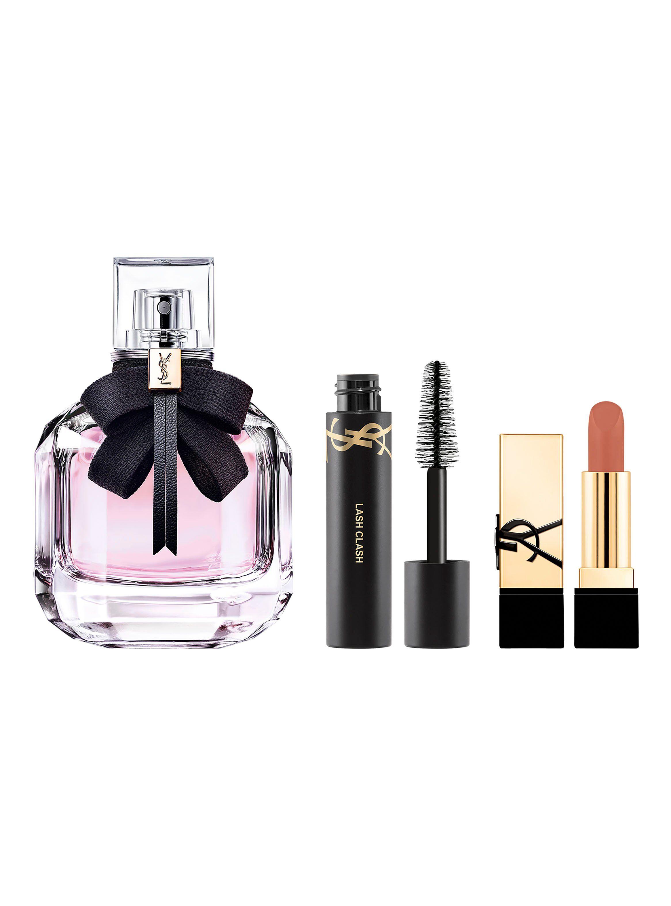 Set Perfume Mon Paris EDP Mujer 50ml + Mini Máscara Lash Clash + Mini Labial Rouge Pur Couture NM Yves Saint Laurent-0
