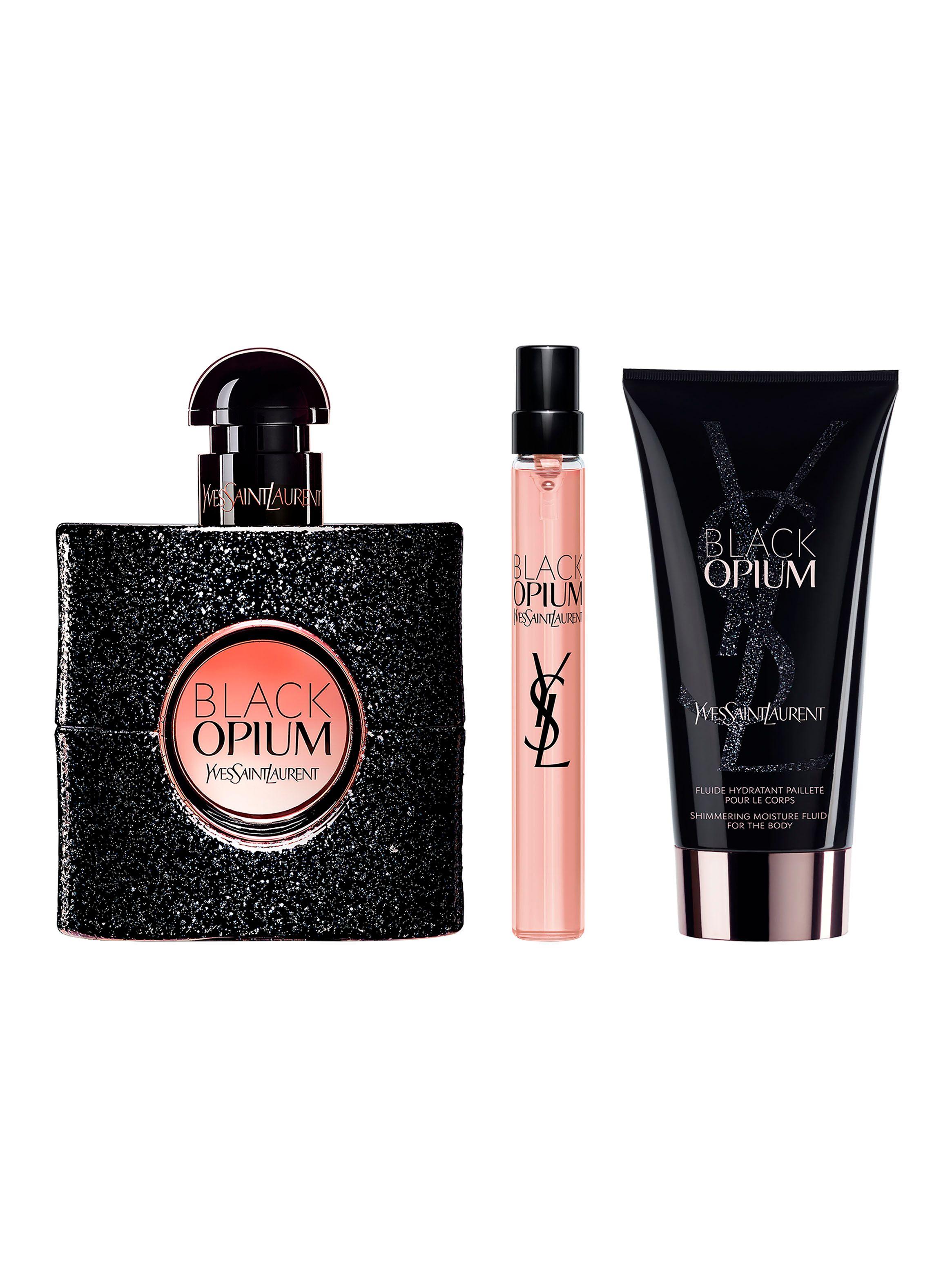Set Perfume Black Opium EDP Mujer 50ml + 10ml + Loción Corporal 50ml Yves Saint Laurent-0