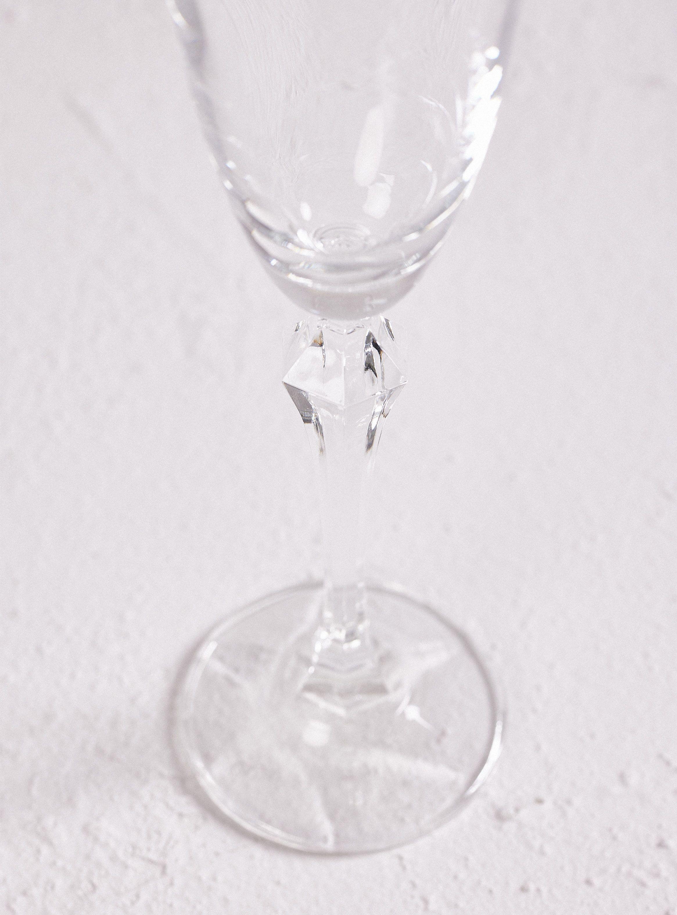 Set 6 Copas Cristal Elizabeth Champaña-2