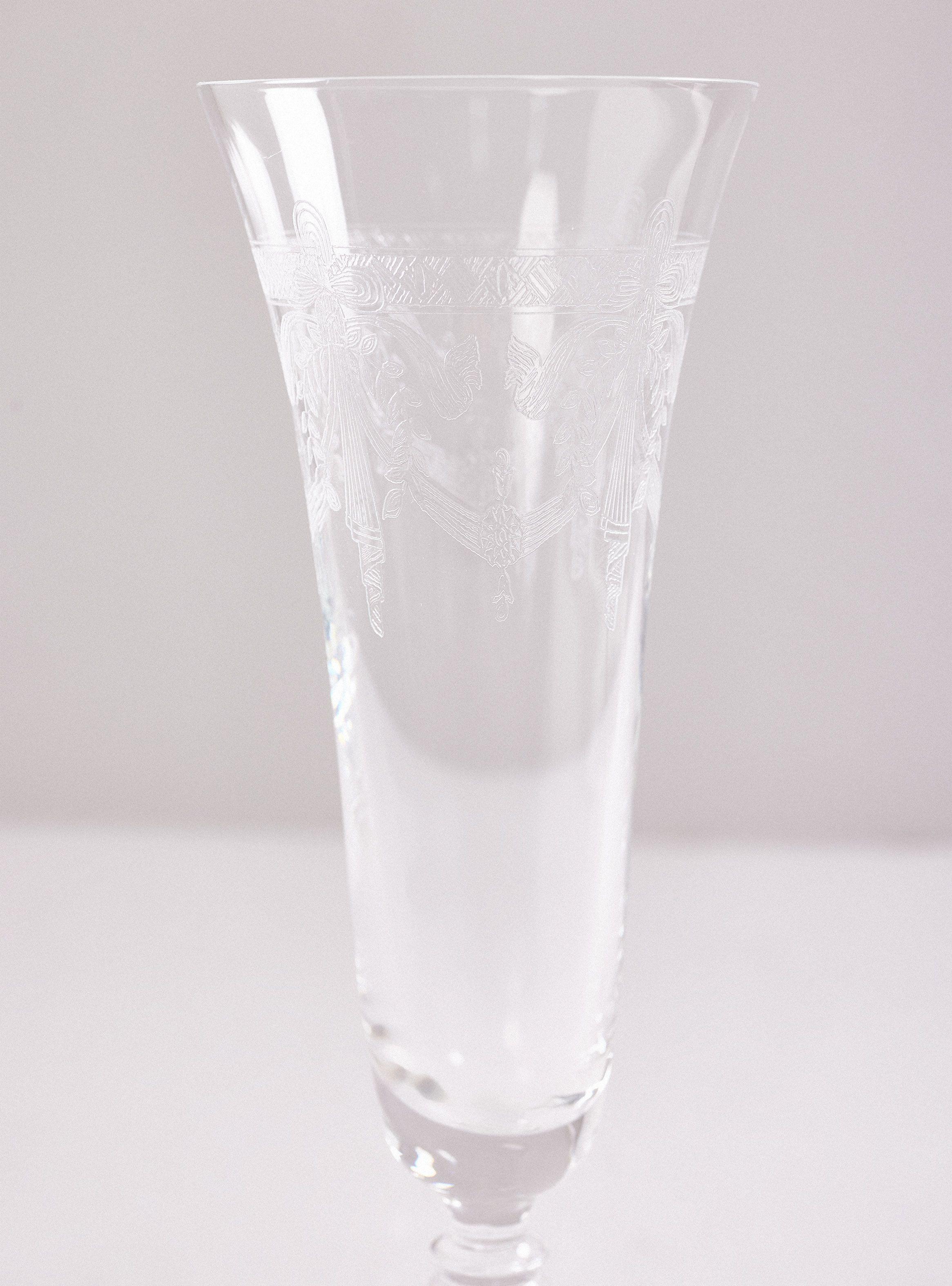Set 6 Copas Cristal Tallado Victoria Champaña 180 ml-2