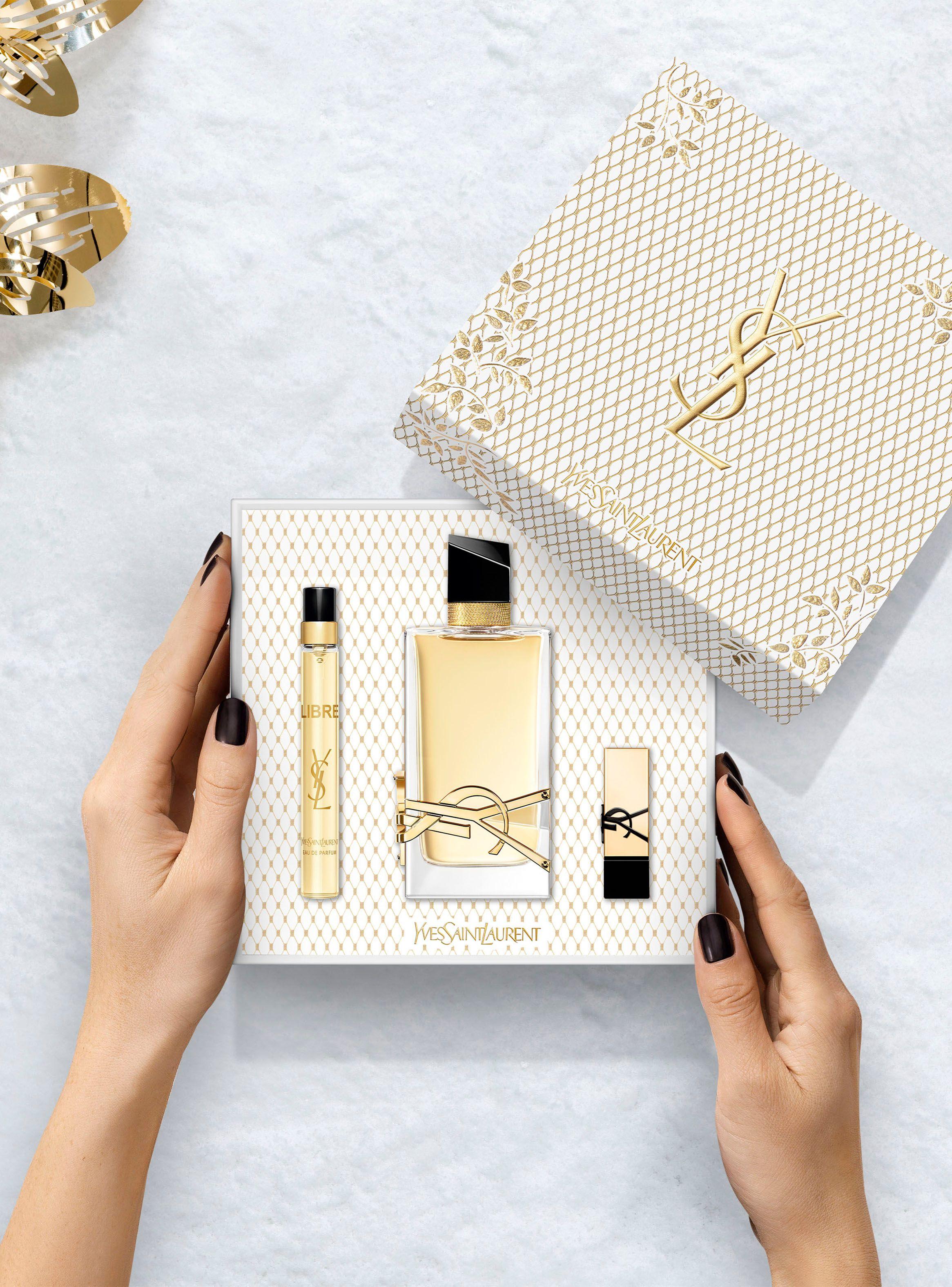 Set Perfume Libre EDP Mujer 90ml + 10ml + Mini Labial Rouge Pur Couture NM Yves Saint Laurent-2