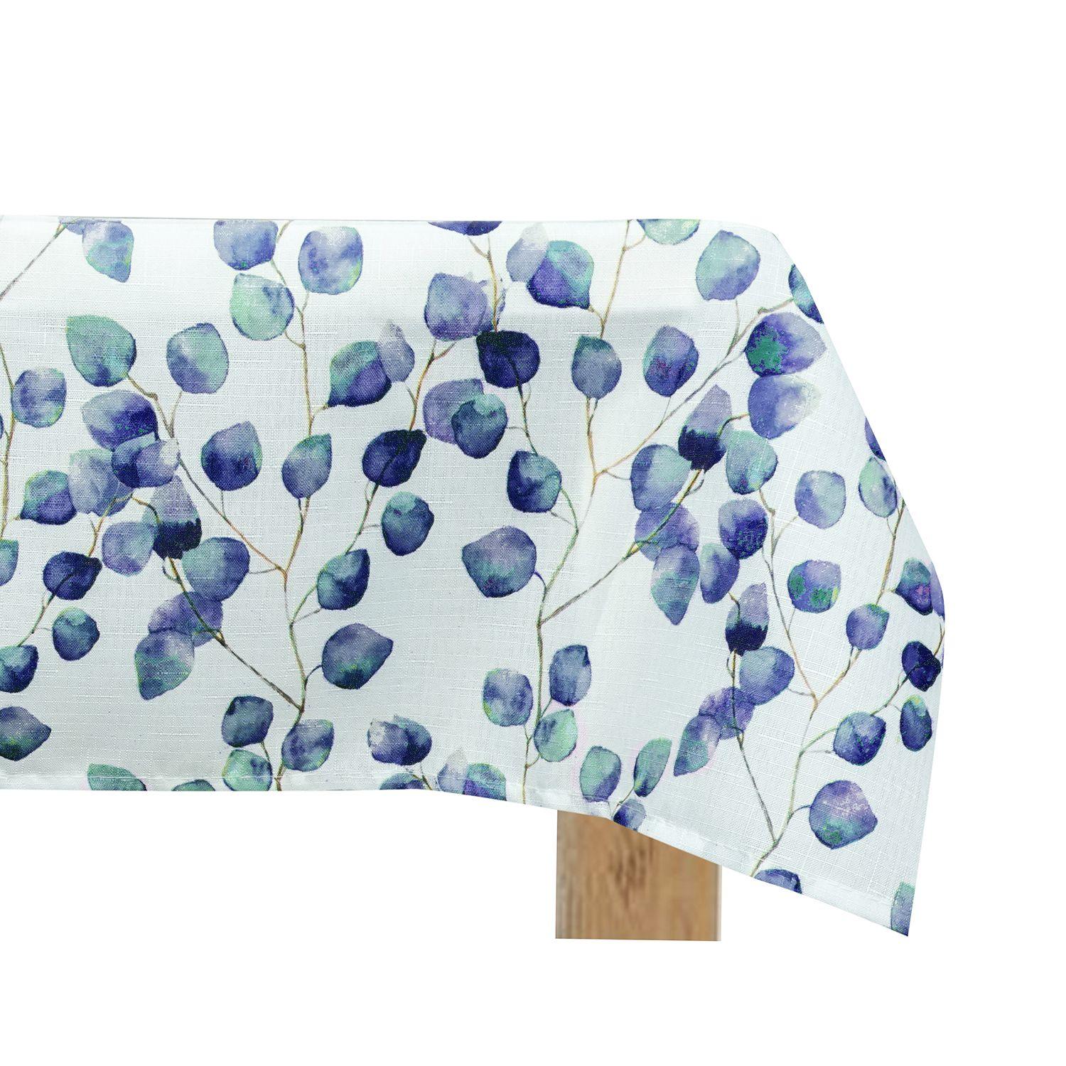 Mantel Antimanchas Eucalipto Azul 130 x 180 cm-1