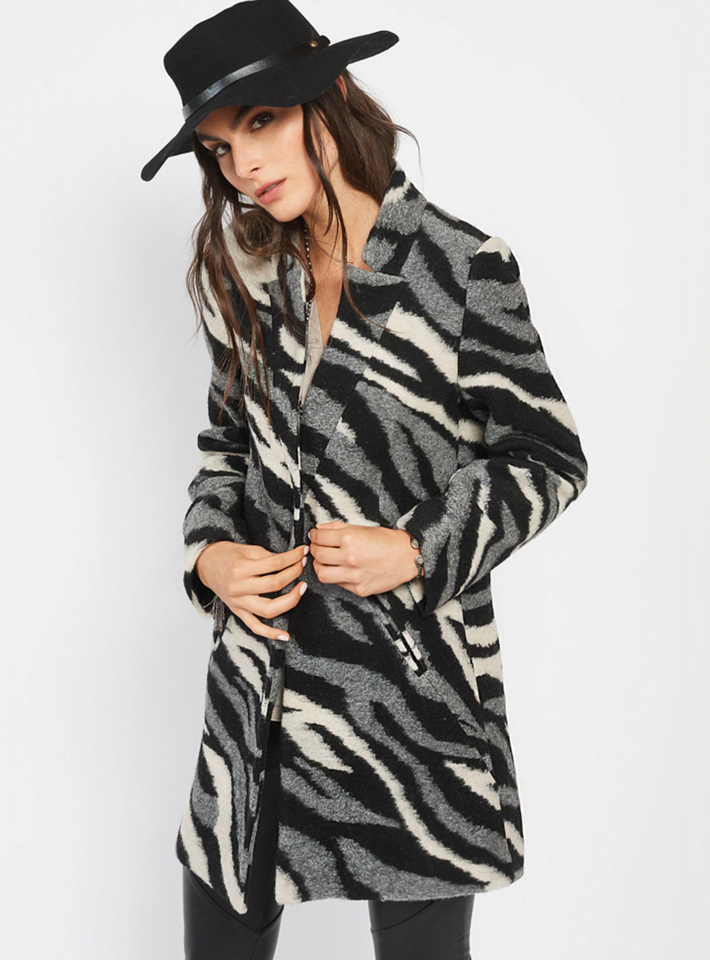 Abrigo Animal Print Umbrale Woman-0