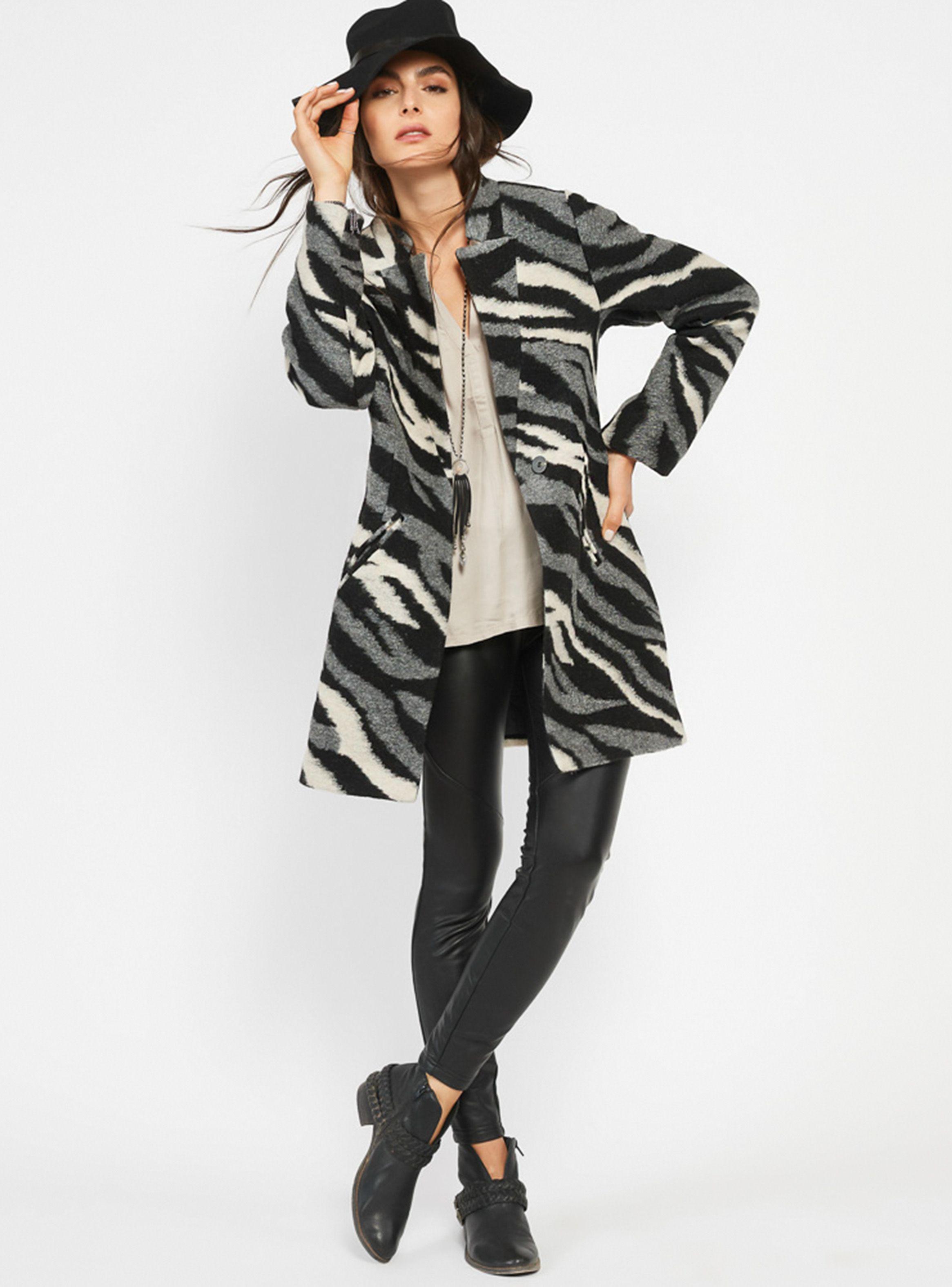 Abrigo Animal Print Umbrale Woman-3