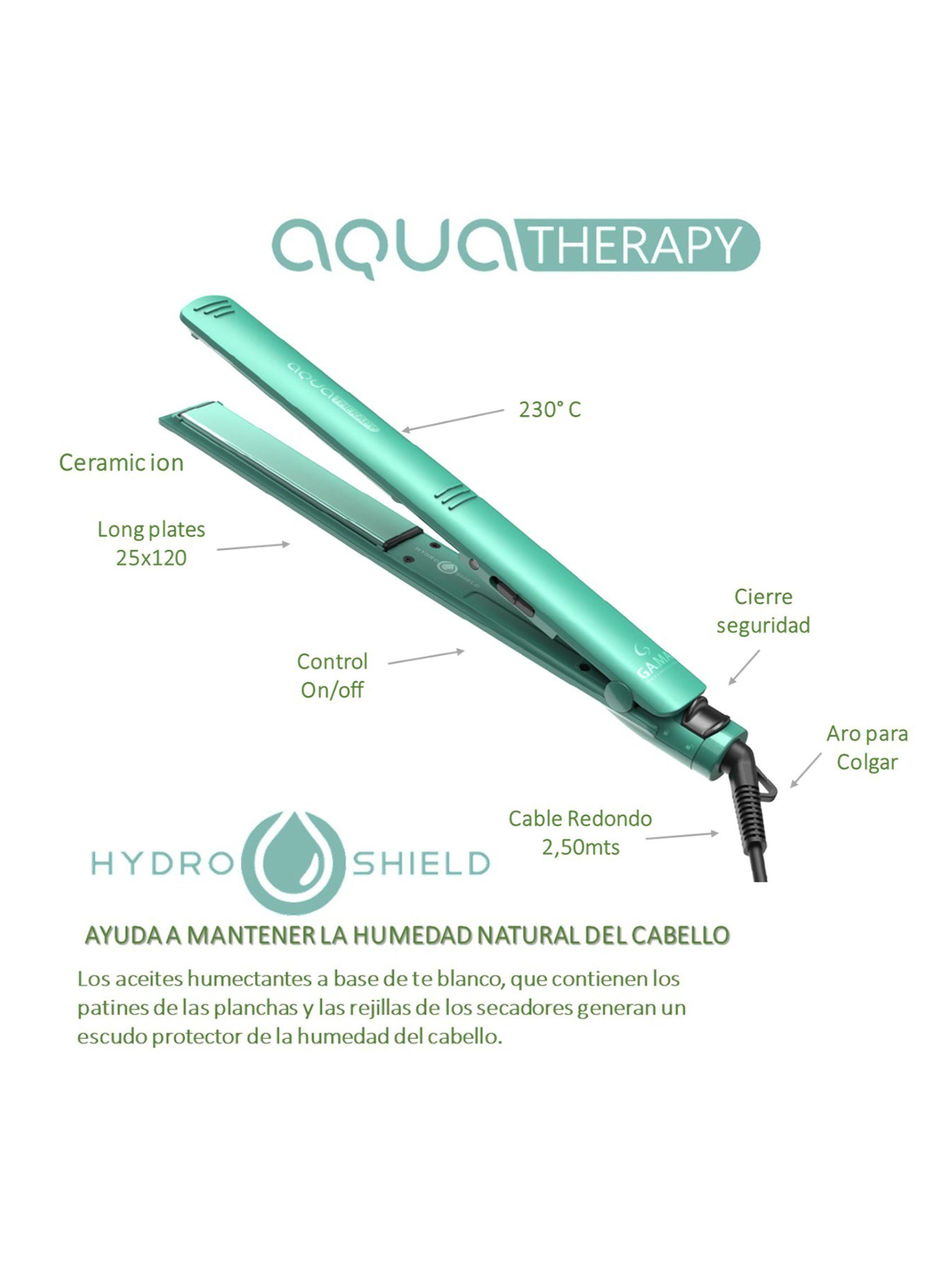 Alisador de Pelo Gama Elegance Aqua Therapy-2