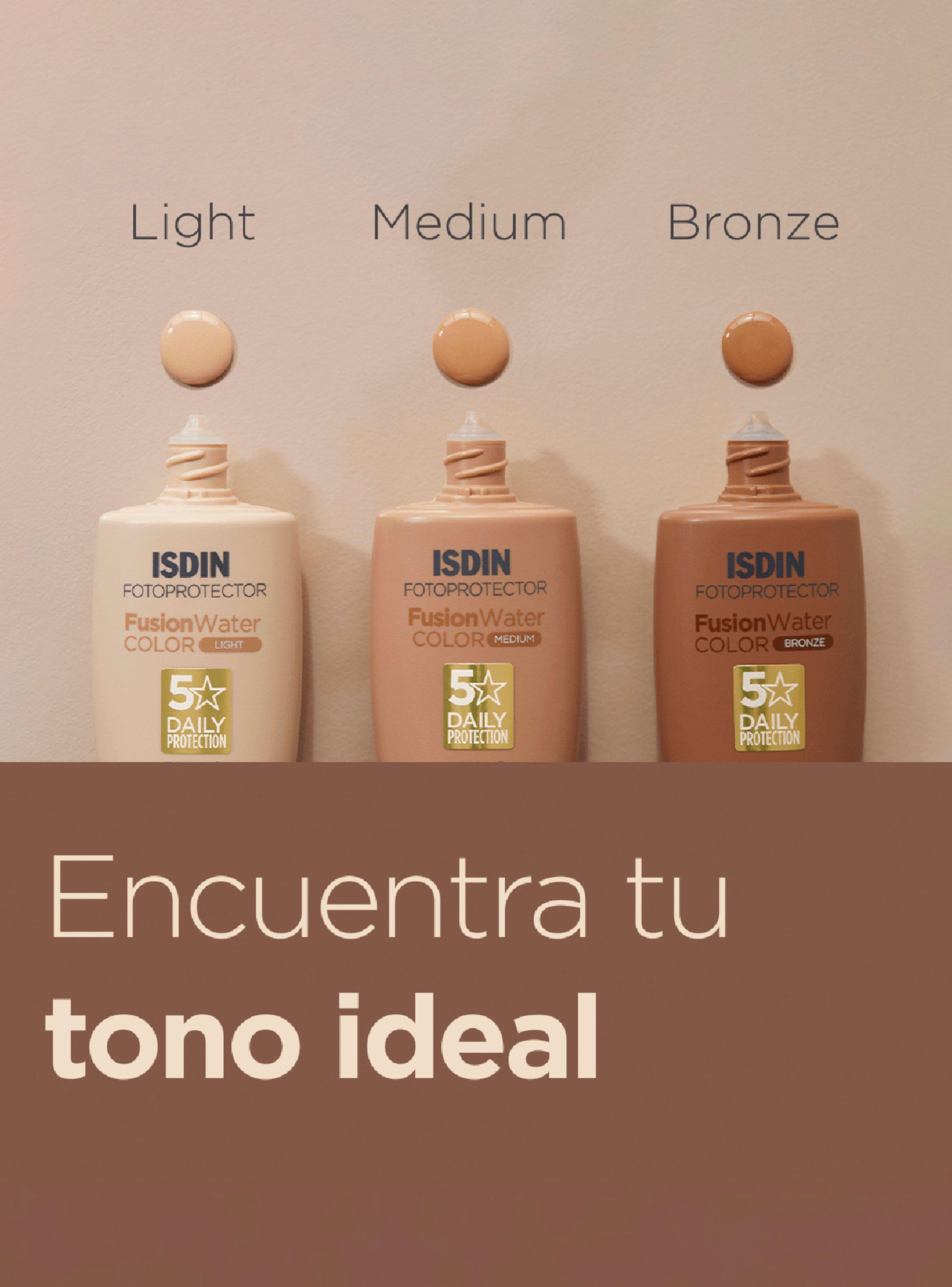 Bloqueador Solar ISDIN Fusion Water Color Bronze SPF 50-4