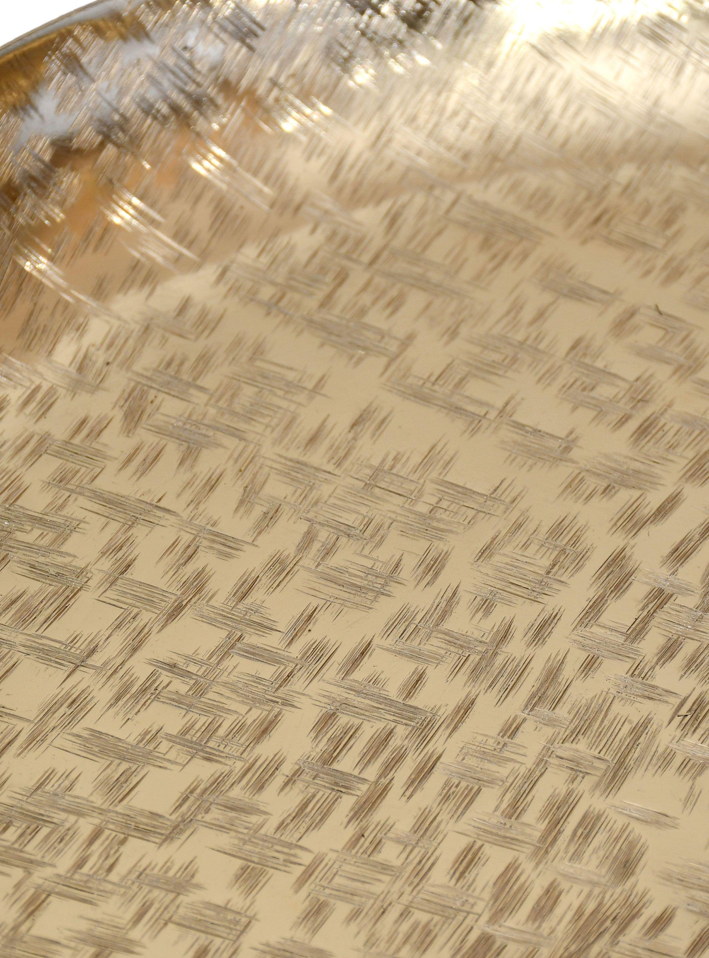 Plato Decorativo Dorado 36 cm-2