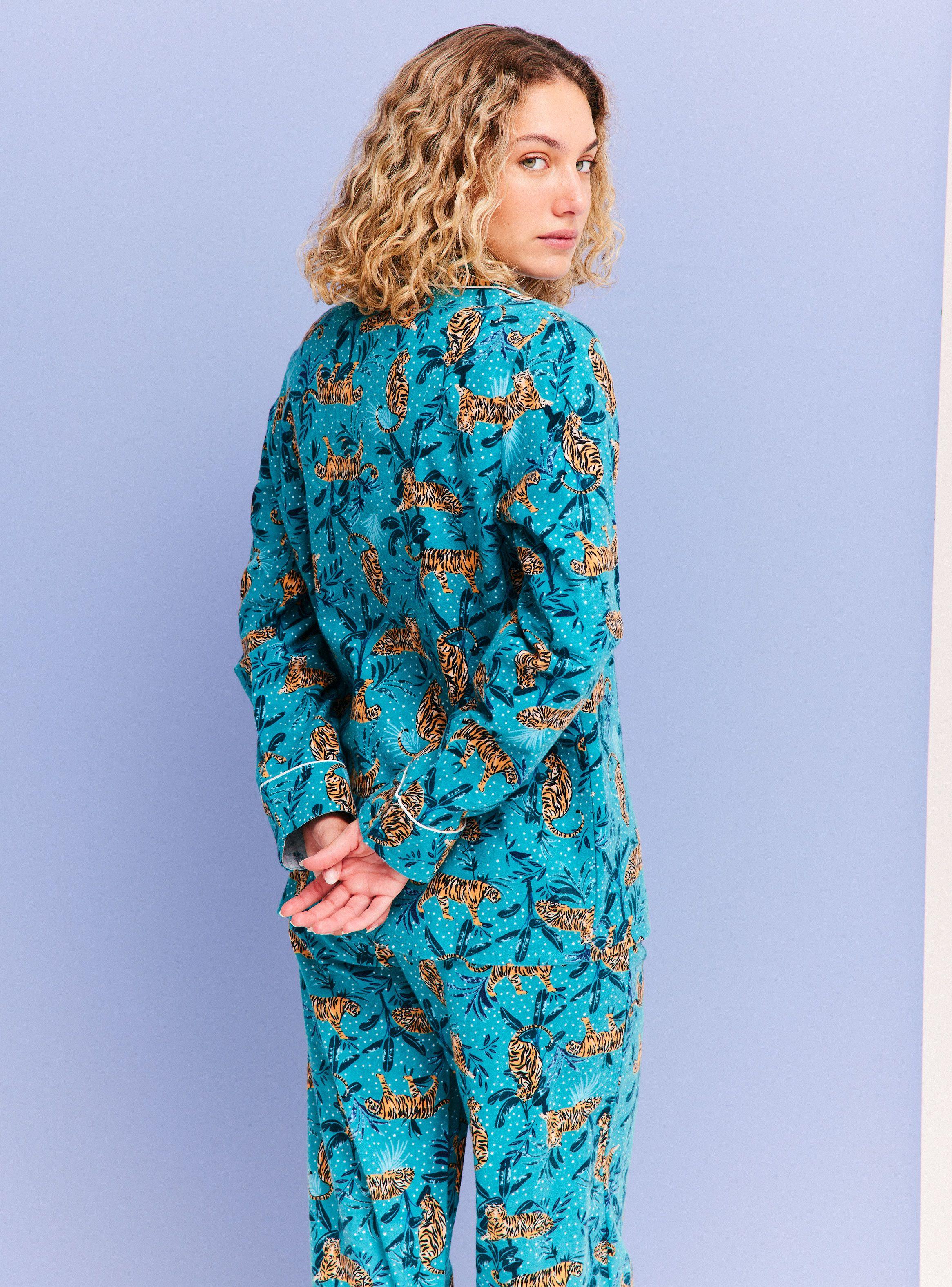 Pijama Camisero Franela Full Print-3