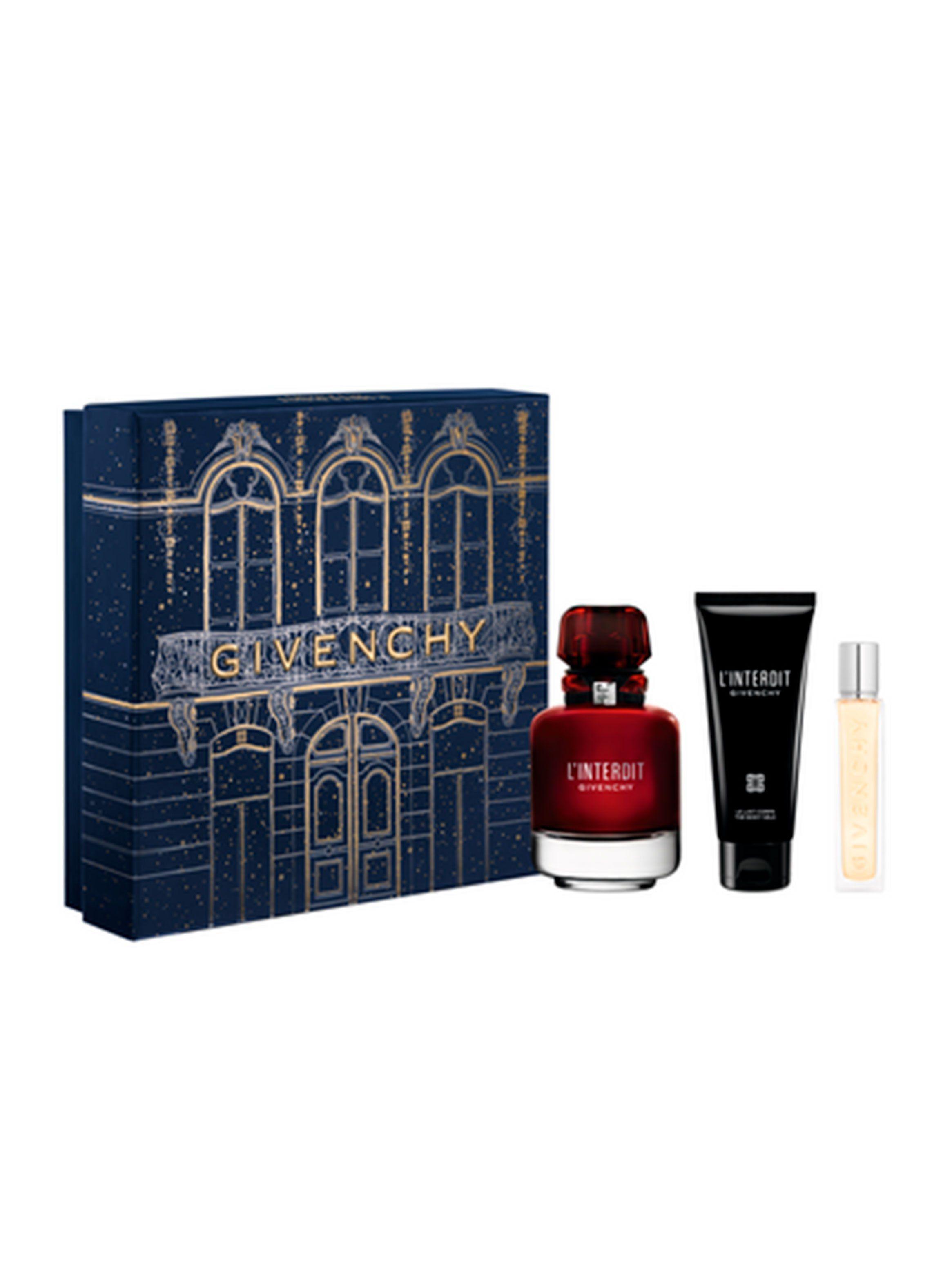 Set Perfume L'Interdit EDP Mujer Rouge 80 ml + Crema humectante 75ml + Perfumero de viaje 12 ml-0