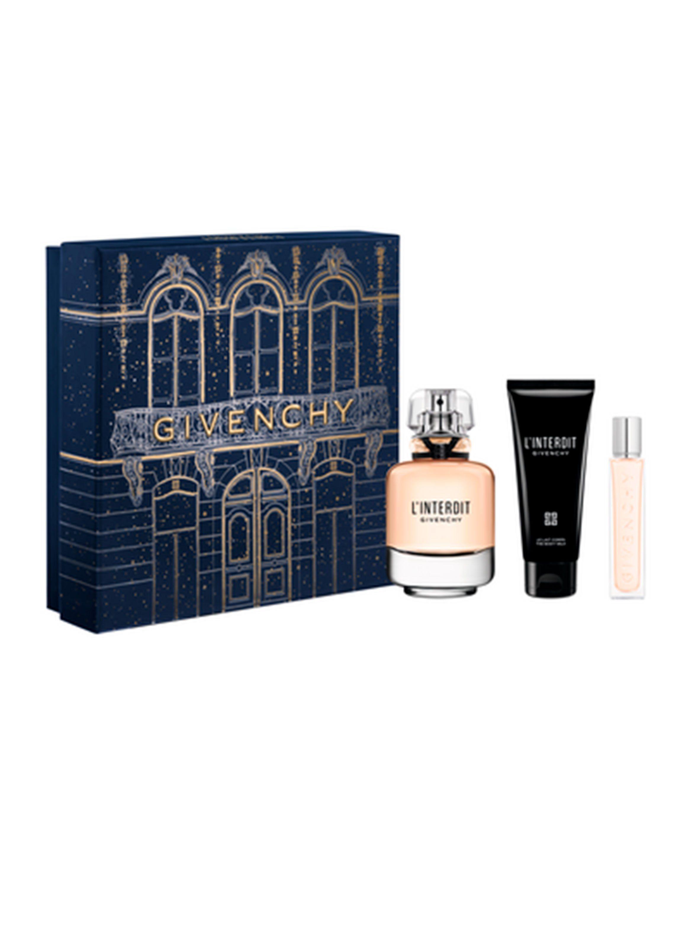 Set Perfume L'Interdit EDP Mujer 80 ml + Crema Humectante Corporal 75 ml + Perfumero de Viaje 12 ml-0