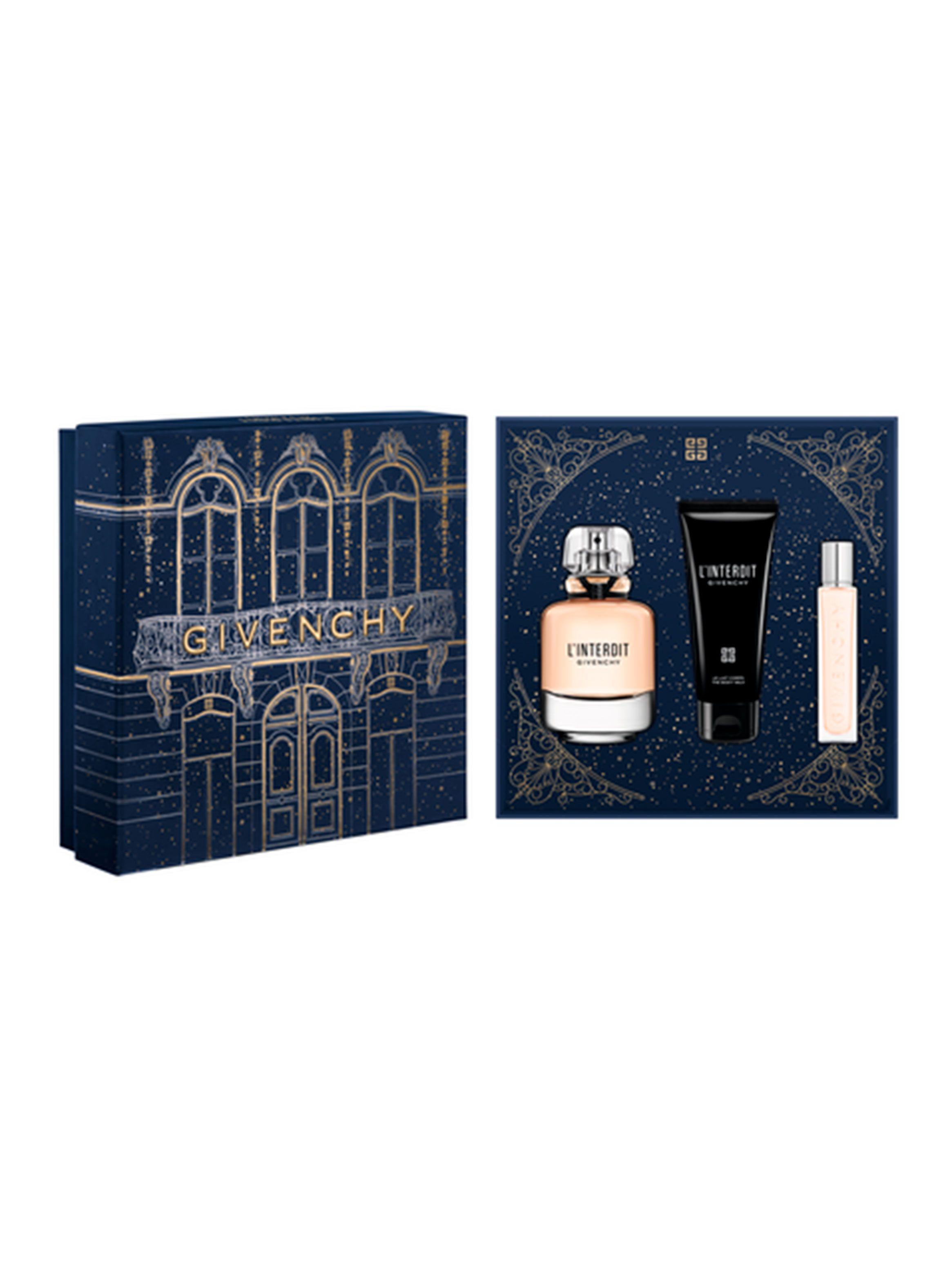 Set Perfume L'Interdit EDP Mujer 80 ml + Crema Humectante Corporal 75 ml + Perfumero de Viaje 12 ml-1