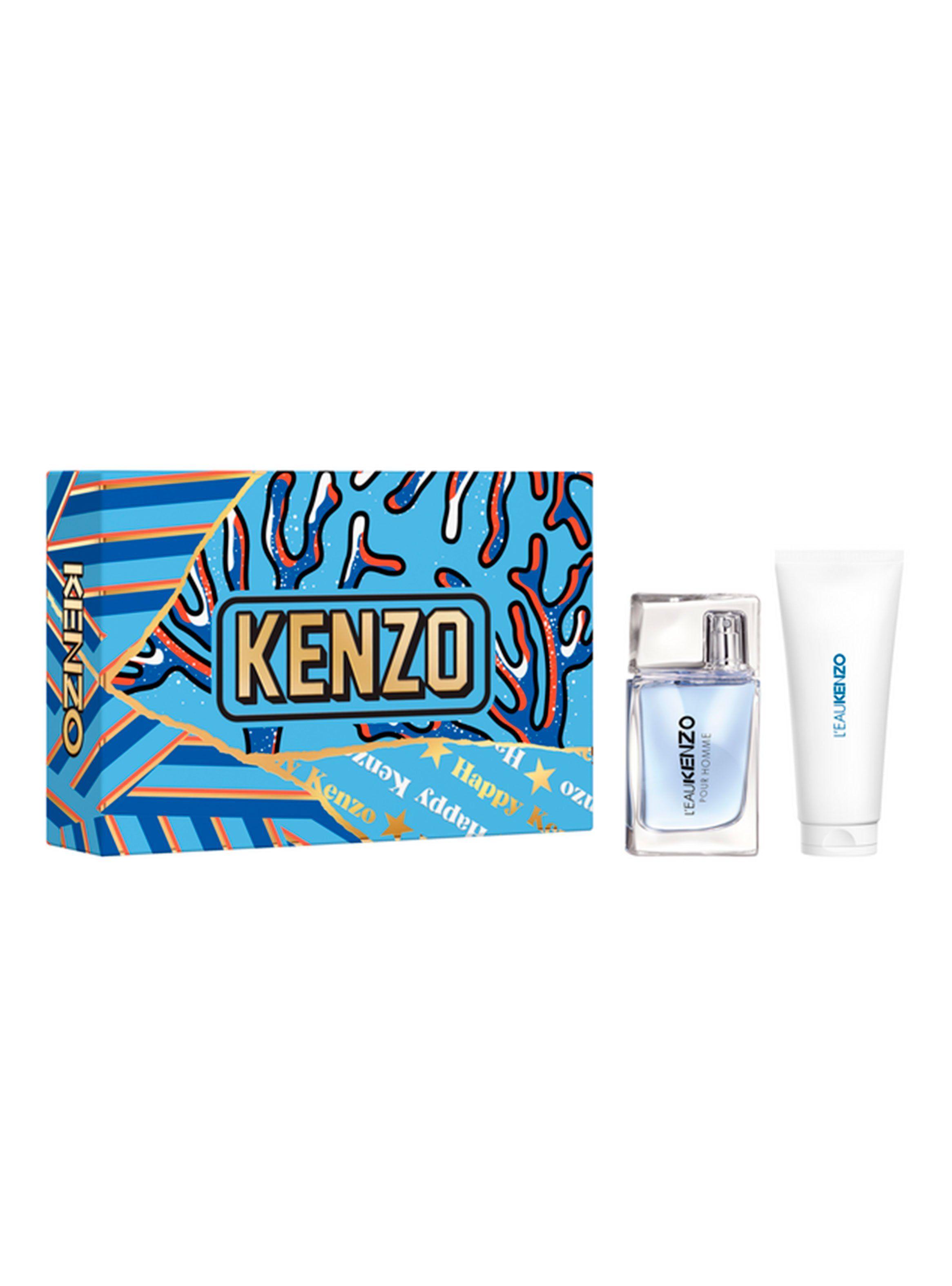 Set Perfume L'Eau Kenzo pour Homme EDT Hombre 30 ml + Crema Humectante 75 ml-0