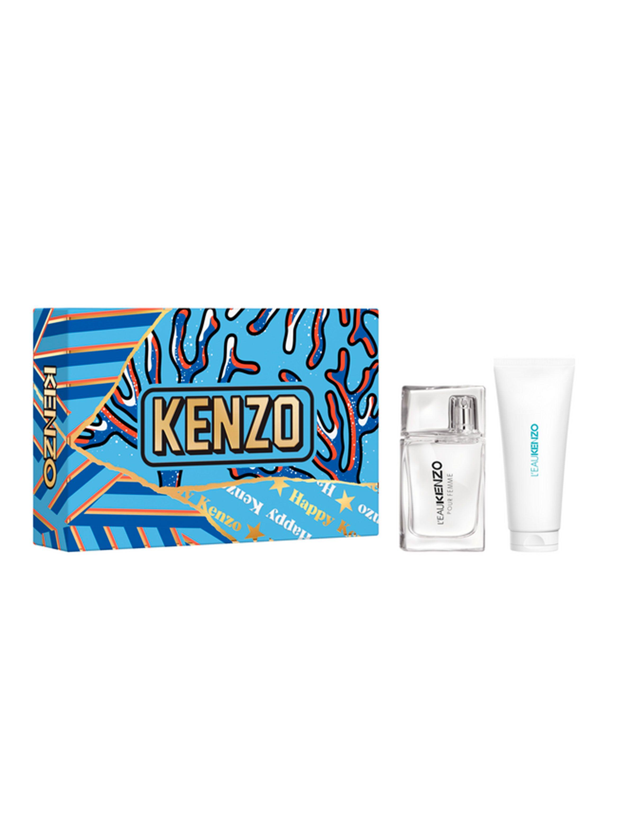 Set Perfume L'Eau Kenzo Pour Femme EDT Mujer 30 ml + Crema Humectante  75 ml-0