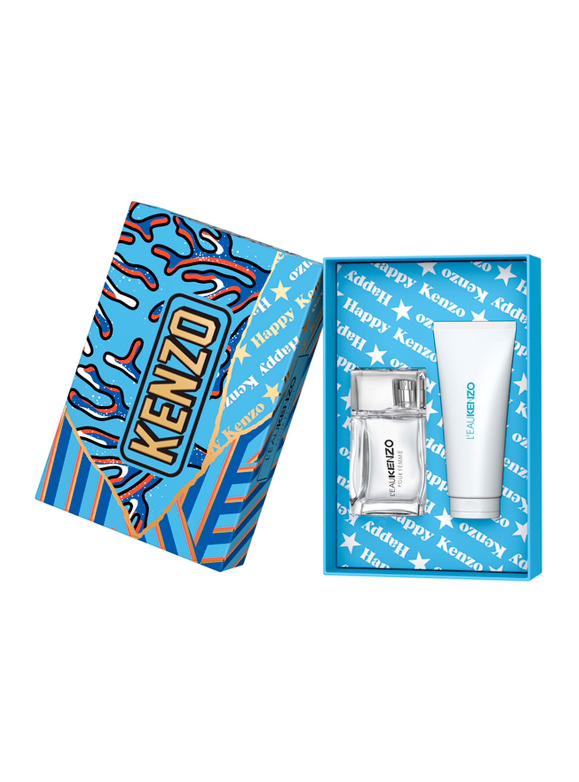 Set Perfume L'Eau Kenzo Pour Femme EDT Mujer 30 ml + Crema Humectante  75 ml-1