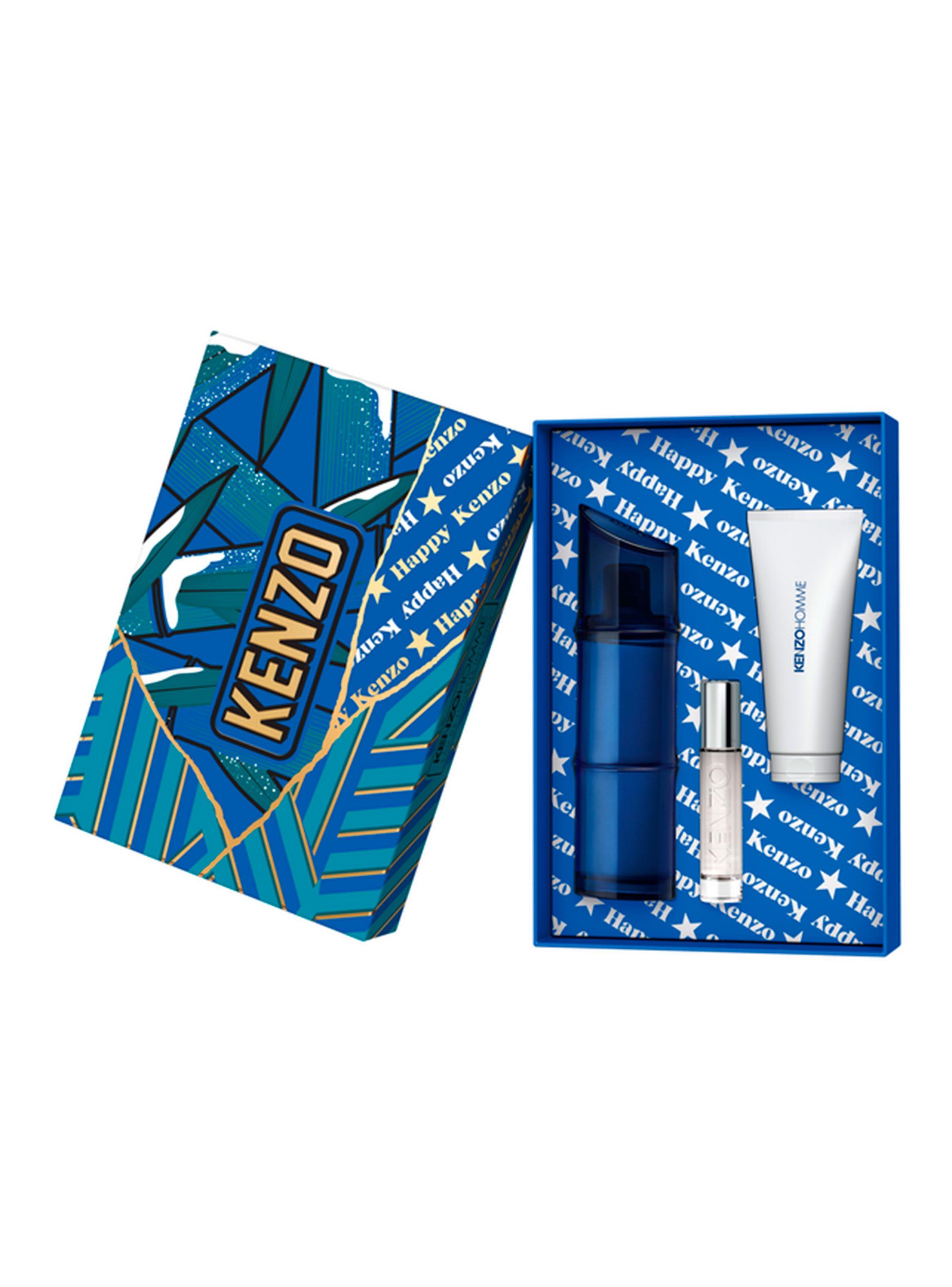 Set Perfume Homme EDT Hombre Intense 110 ml + Perfumero de viaje 10 ml + Gel de Ducha 75 ml-1