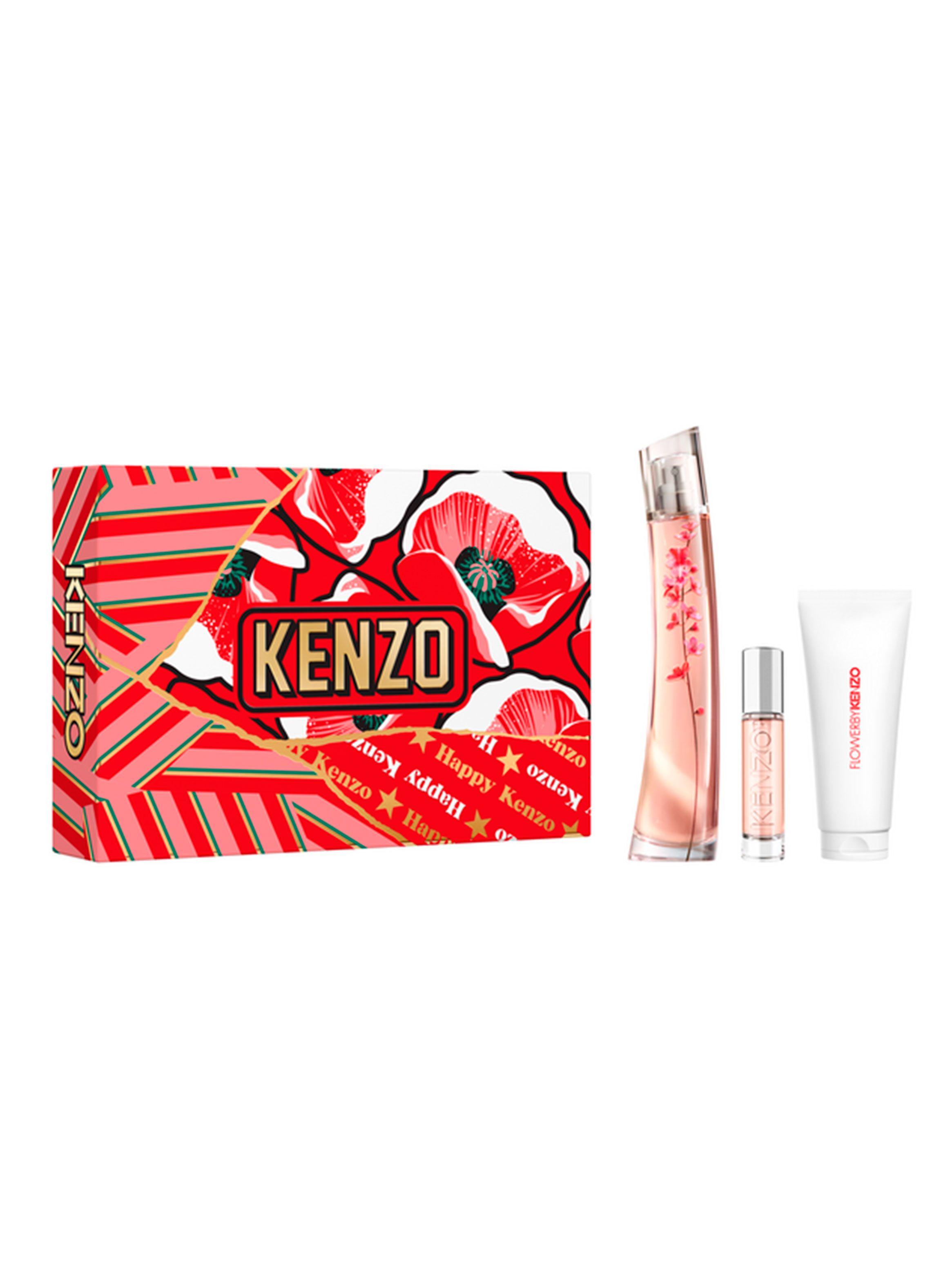 Set Perfume Flower by Kenzo EDP Mujer Ikebana 75 ml + Perfumero de Viaje 10 ml-0