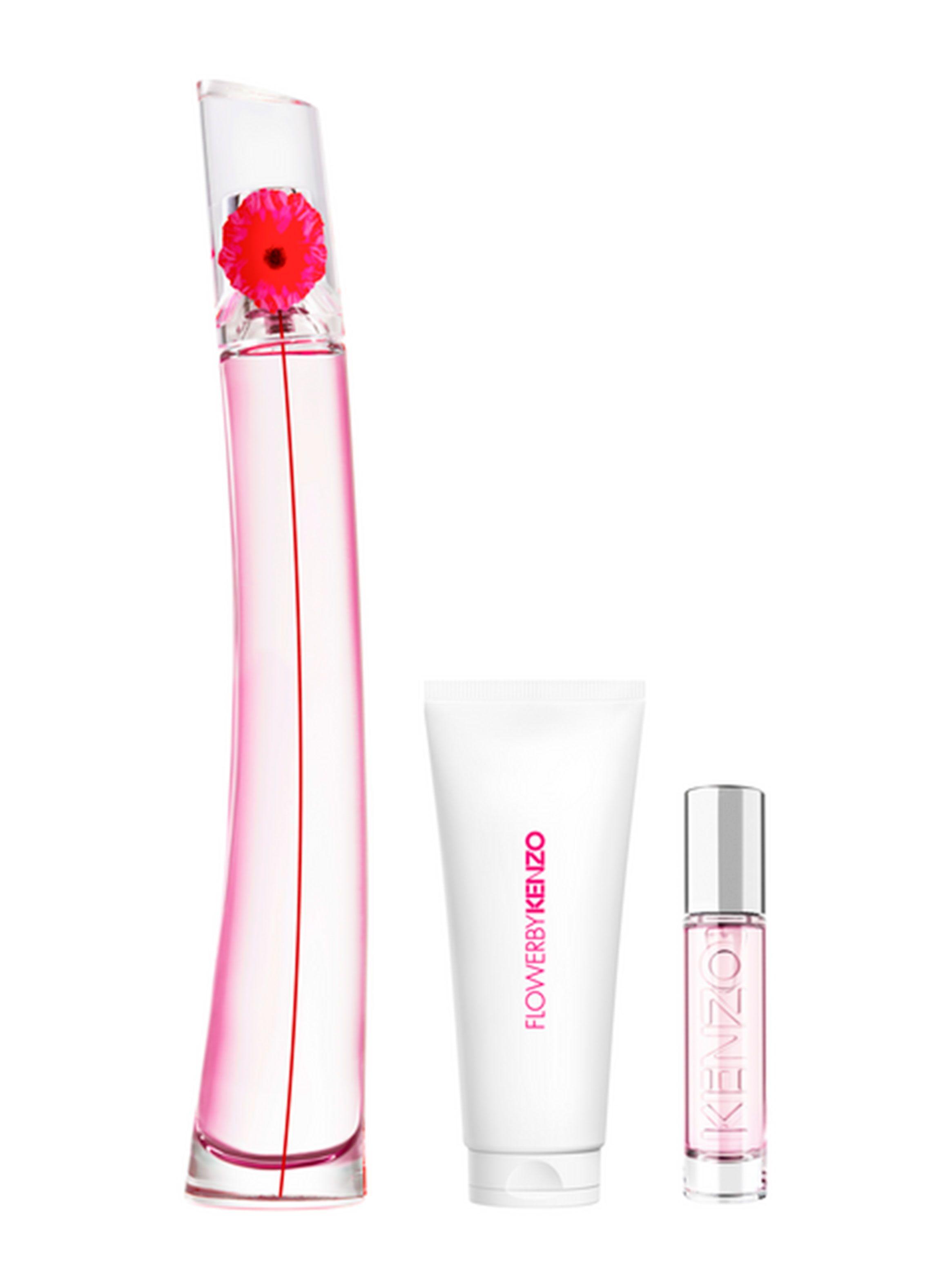 Set Perfume Flower by Kenzo EDP Mujer Poppy Bouquet 100 ml + Perfumero de viaje + Bálsamo Corporal Humectante 75 ml-2