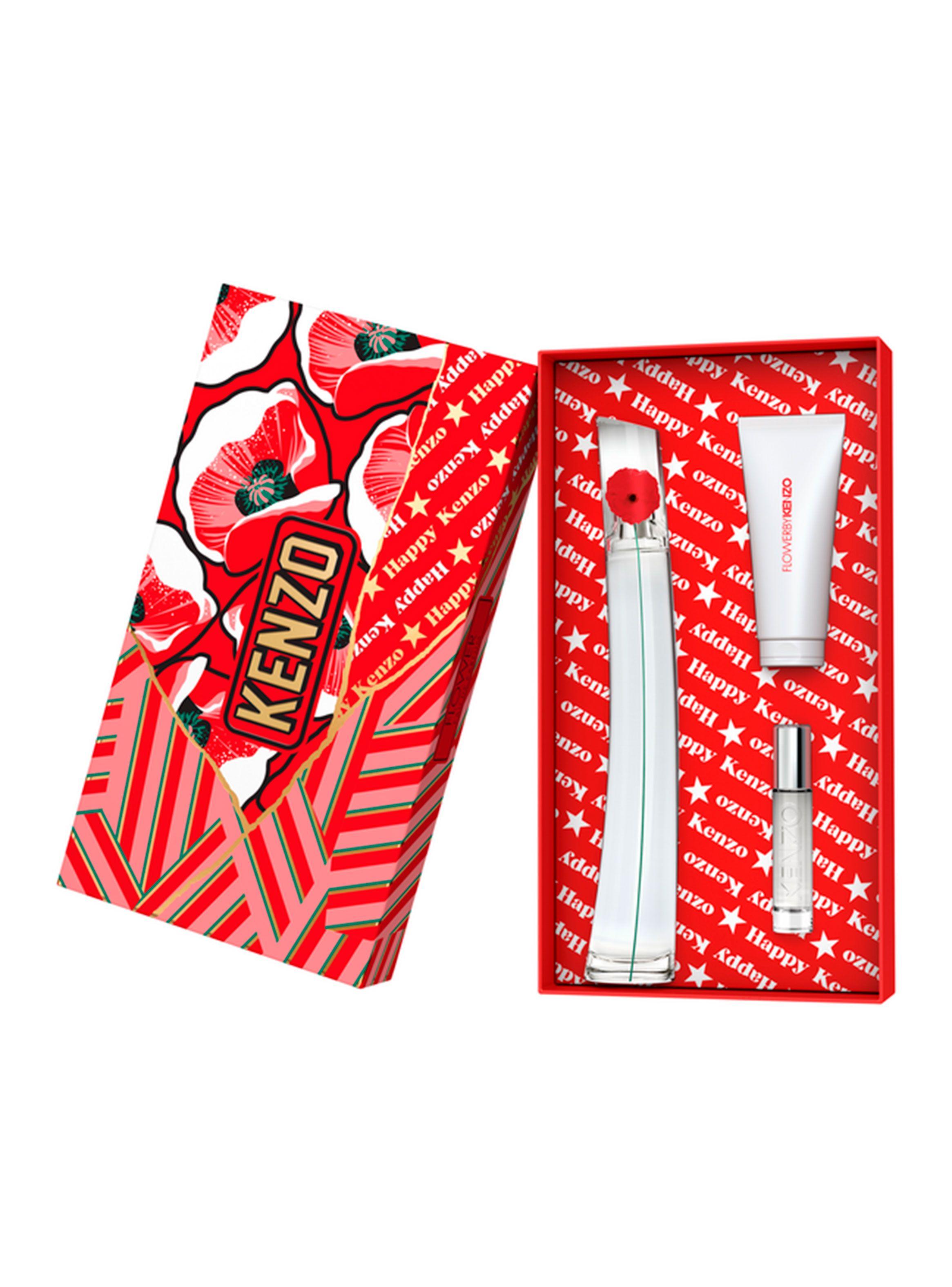 Set Perfume Flower EDP Mujer 100 ml + Perfumero de viaje 10 ml + Bálsamo Corporal Humectante 75 ml-1