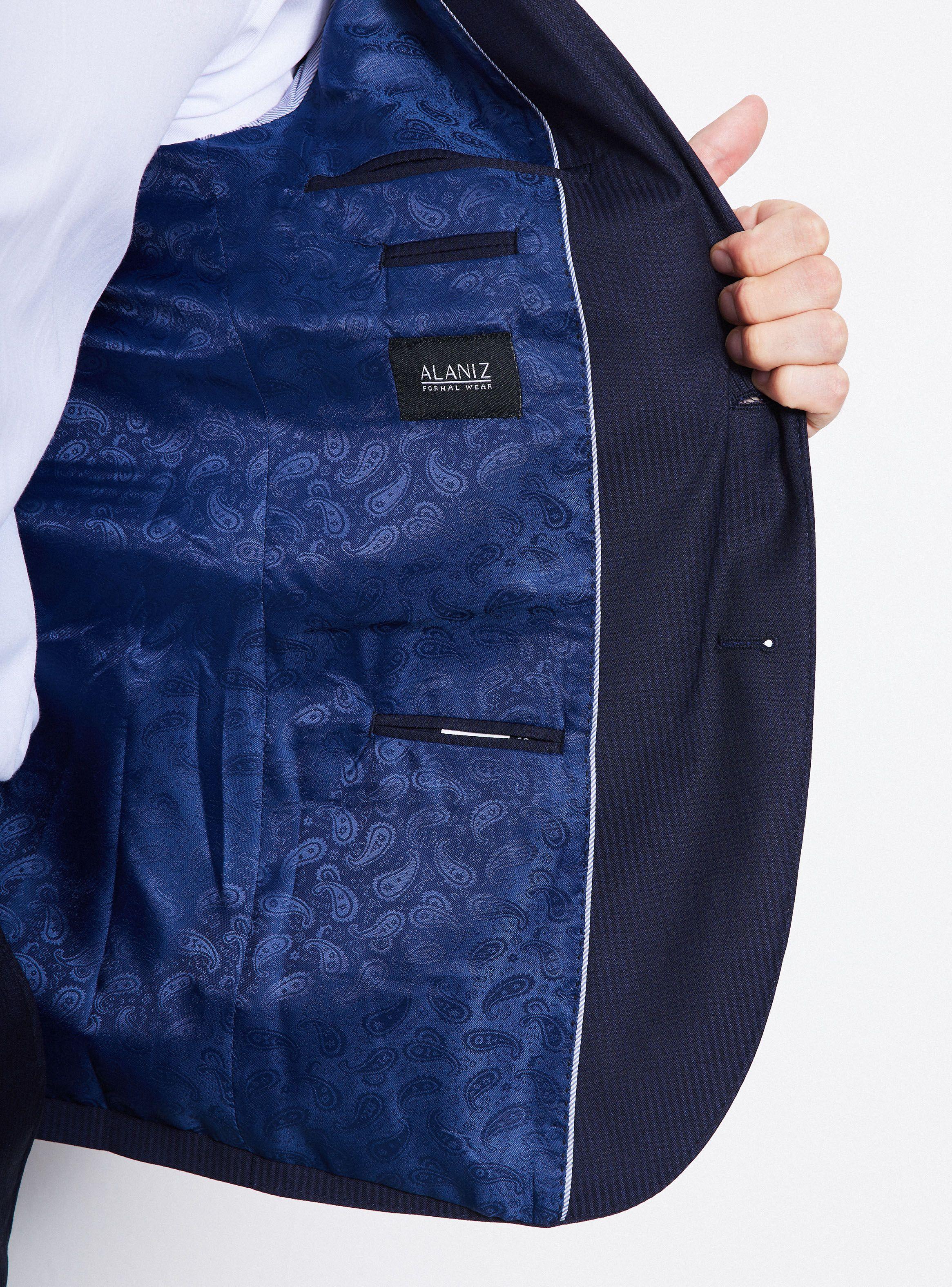 Traje Recto Slim Fit Texturizado-3