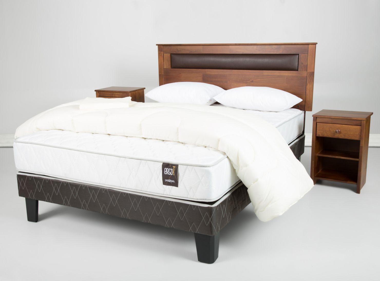 Cama Ergo T 2 Plazas + Set Ferrara + Set Textil-1
