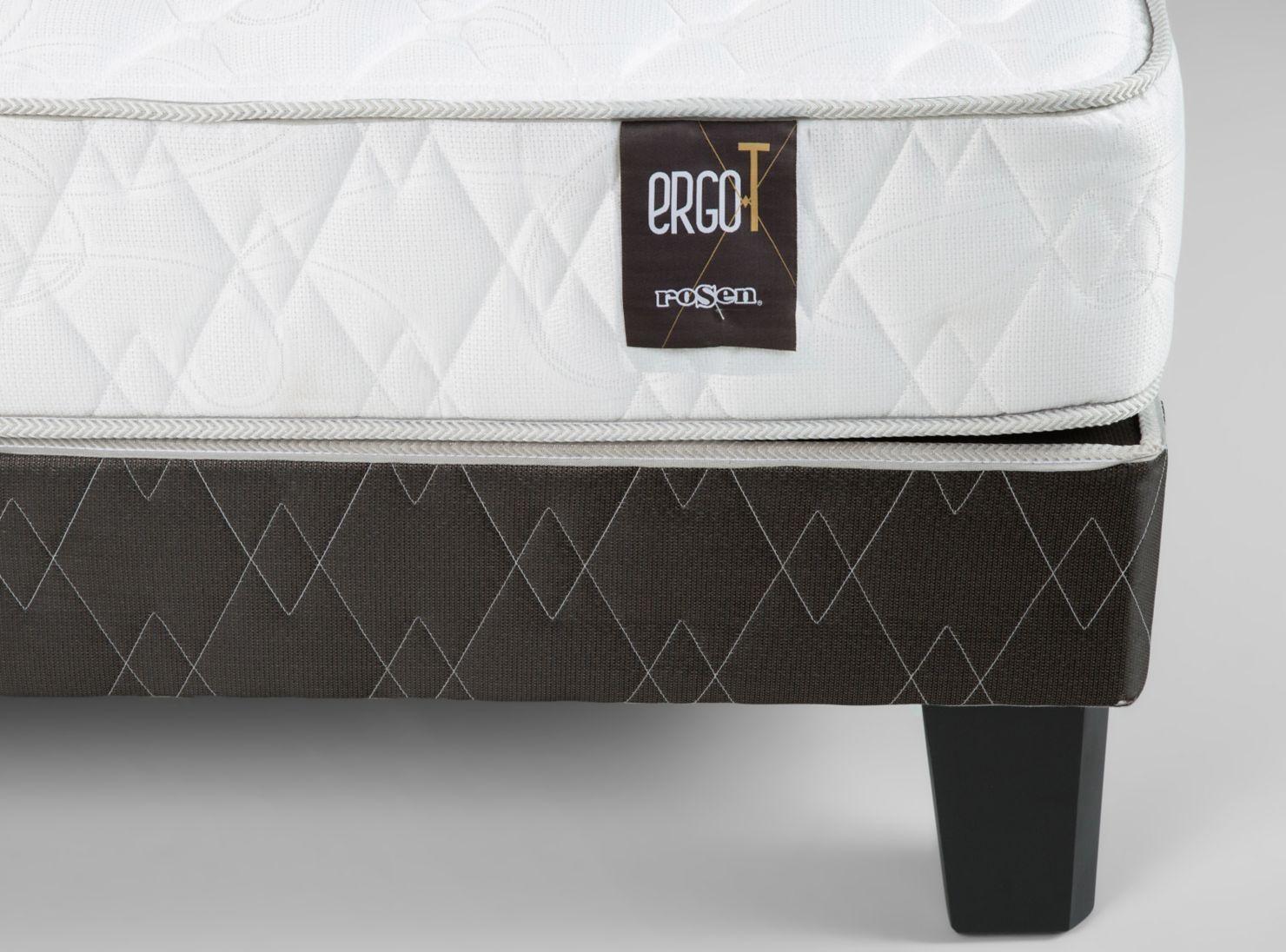 Cama Ergo T 2 Plazas + Set Ferrara + Almohadas-2