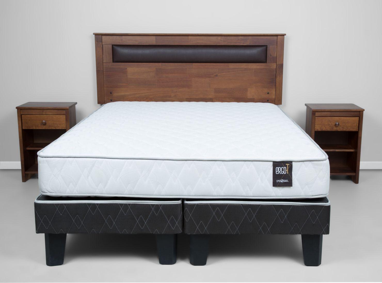 Cama Europea Ergo-T 2 Plazas Base Dividida + Set Muebles Ferrara-1
