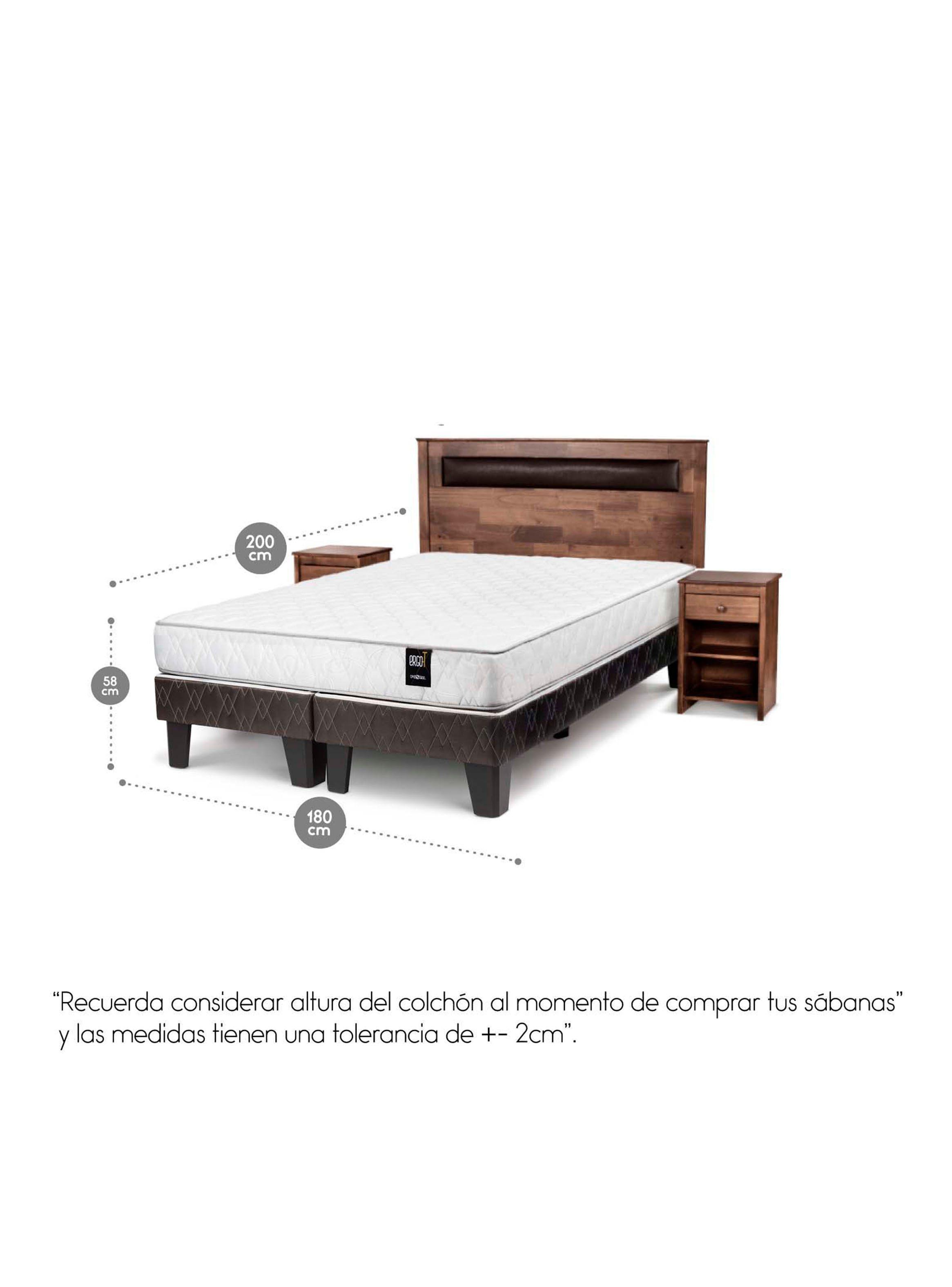 Cama Ergo T King Base Dividida + Set Ferrara-1