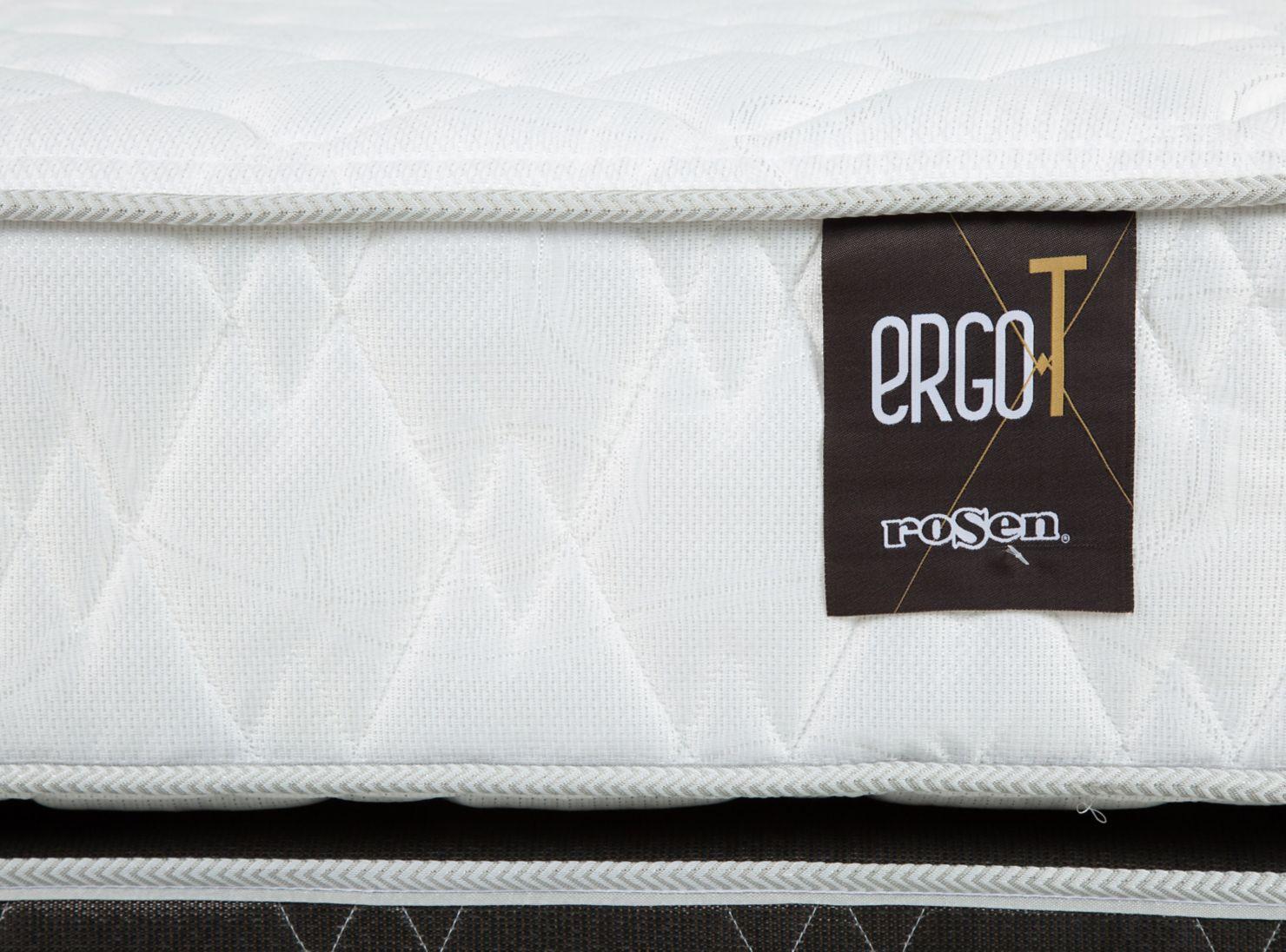 Box Spring Ergo T 1.5 Plazas + Set Ferrara + Plumón-2