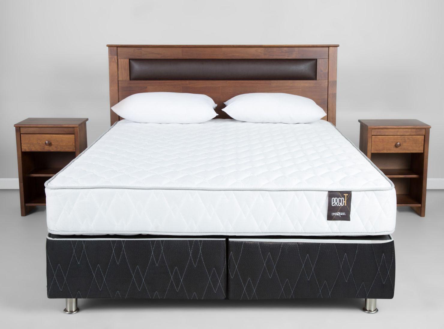 Box Spring Ergo T King Base Dividida + Set Ferrara + Almohadas-0