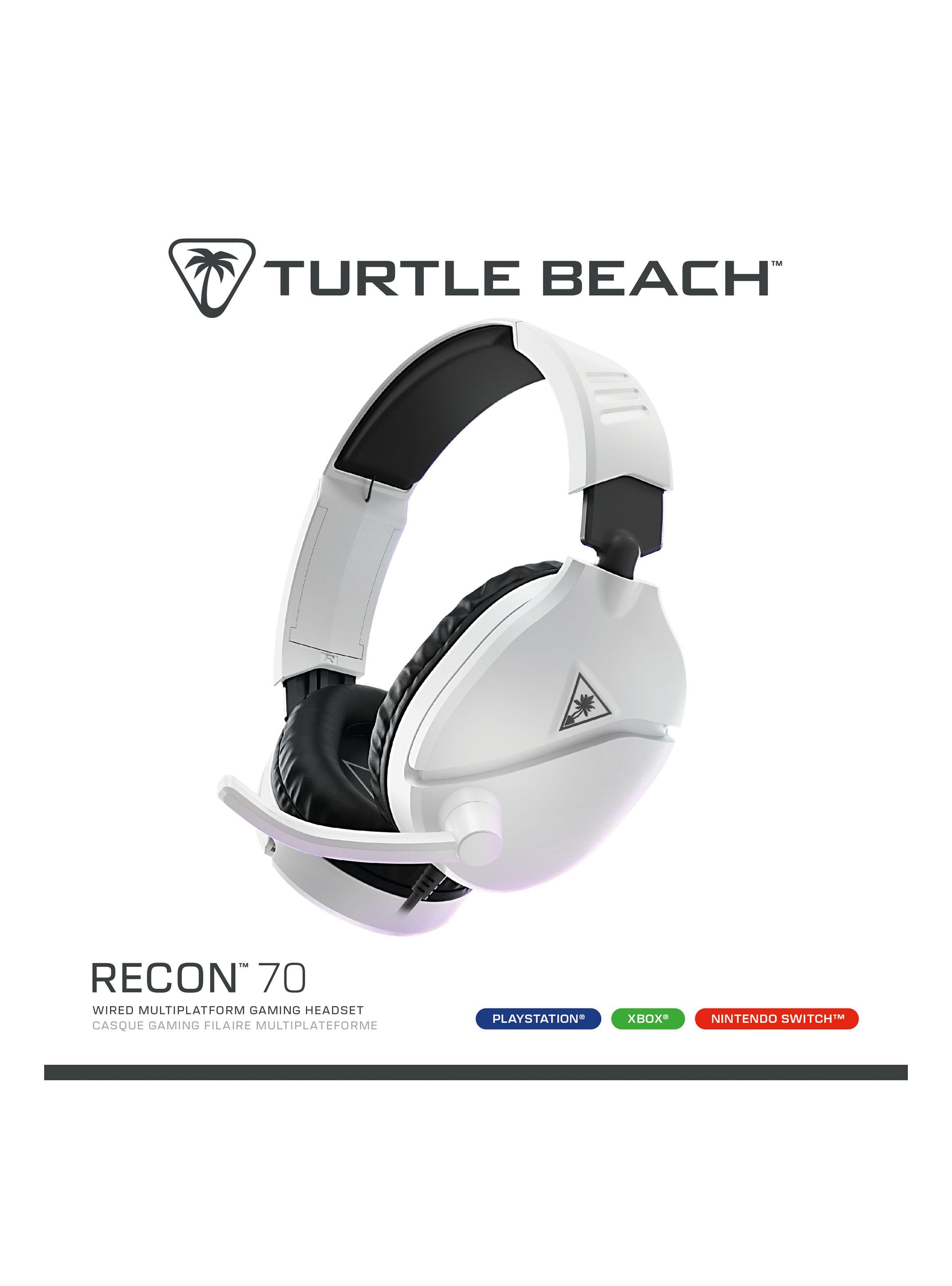Audífonos Gamers Recon 70 Alámbrico White-3