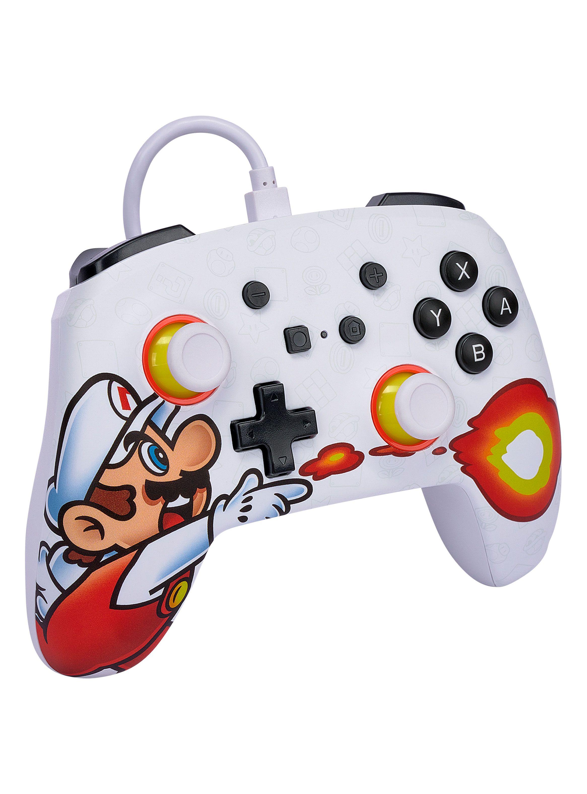 Control Nintendo Switch + Case Mario Fireball-2