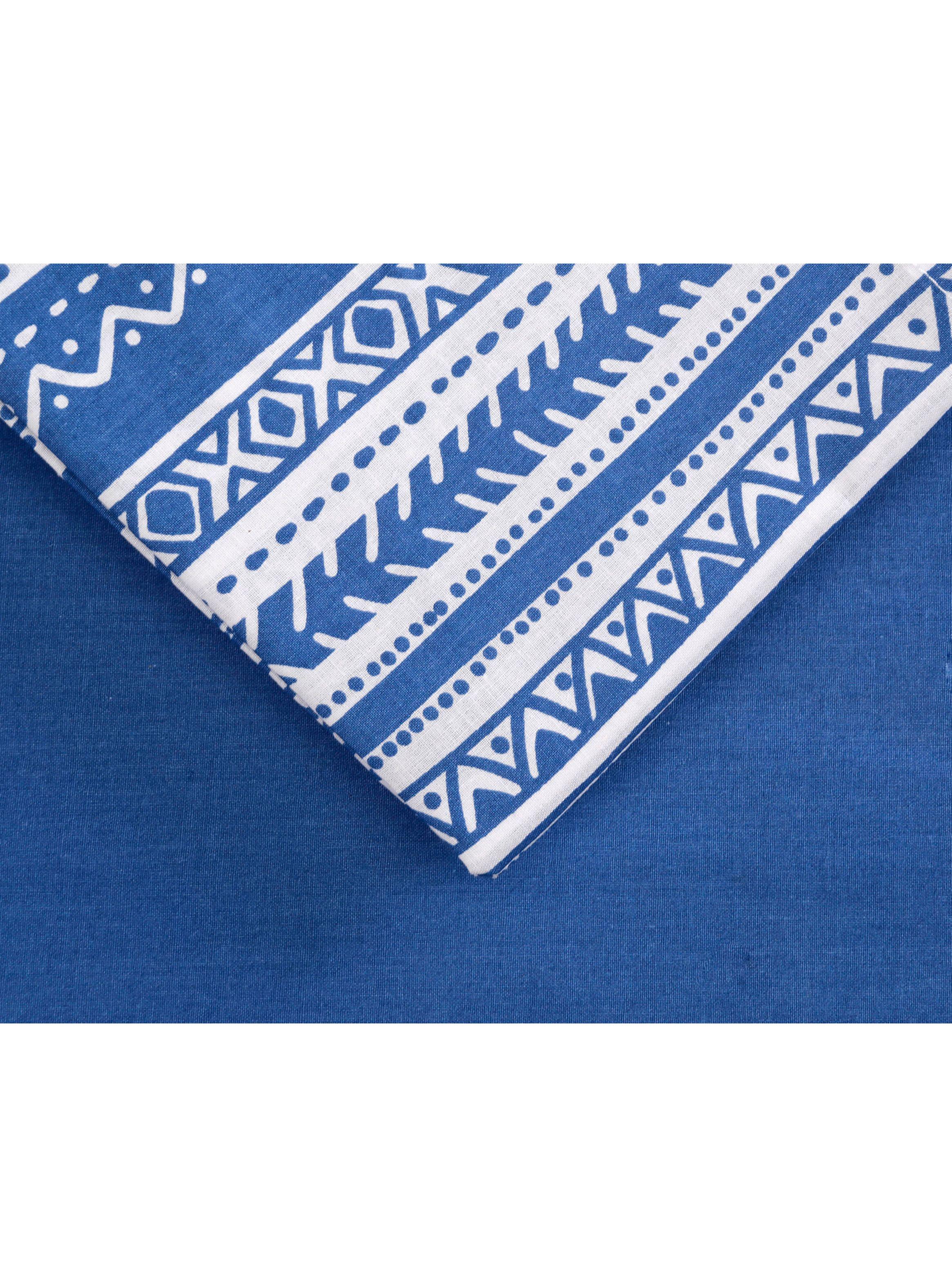 Sábanas Súper King 144 Hilos Karachi Azul-2