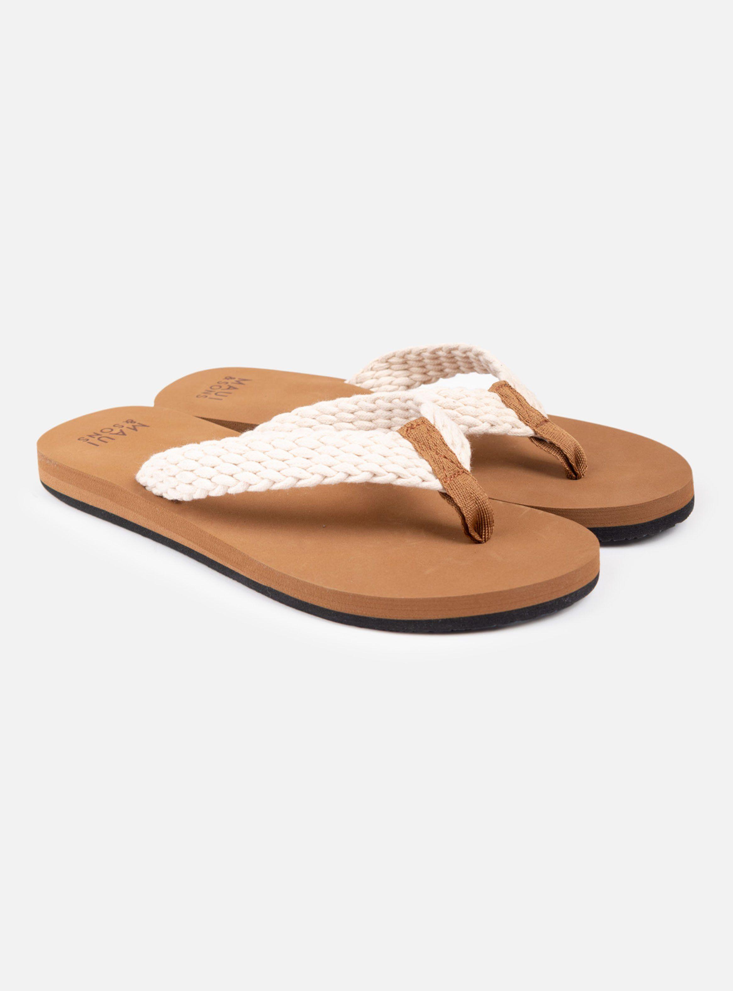Sandalia Liso Offwhite Baja 5S1338-Wv Mujer-1