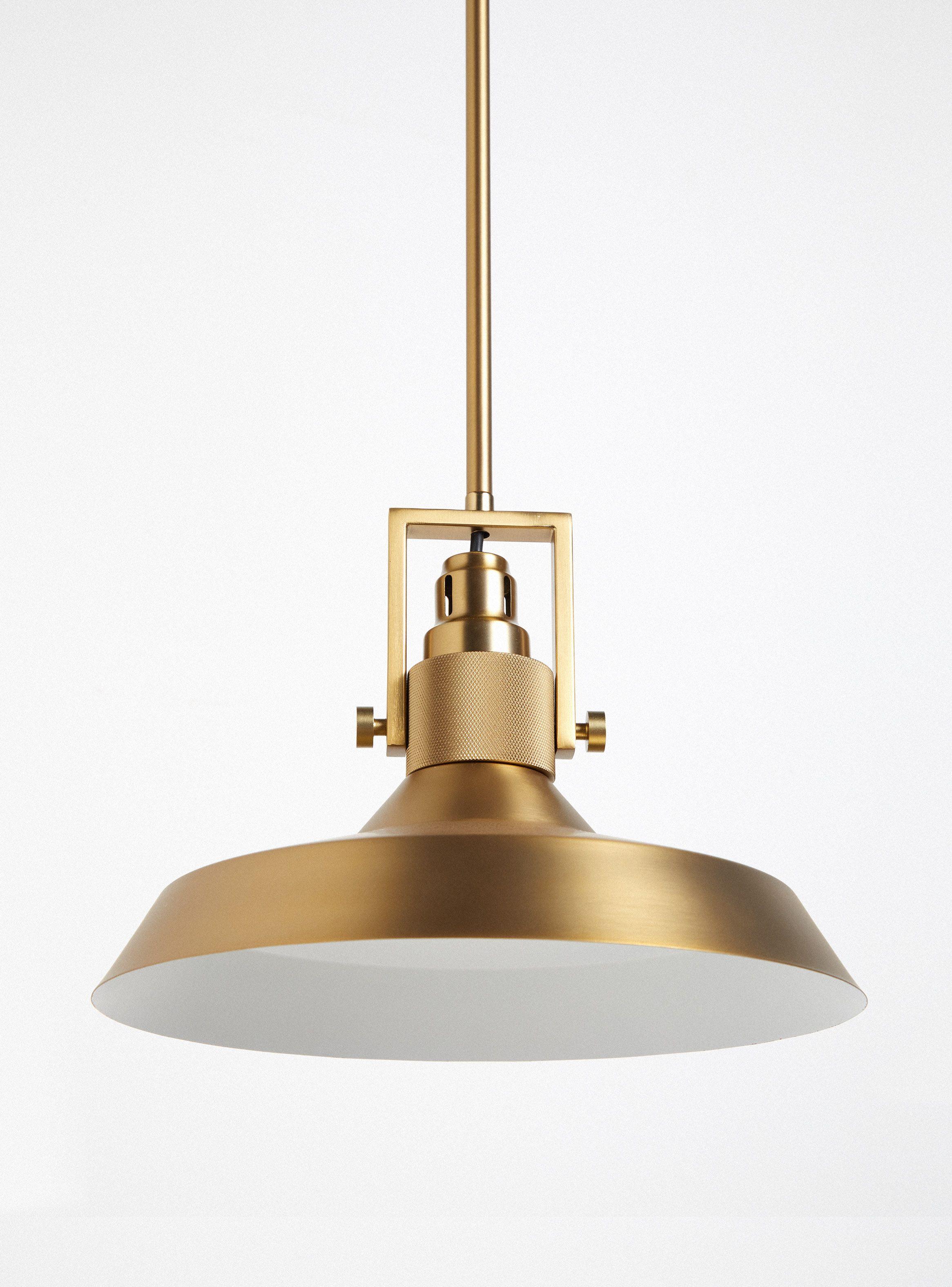 Lámpara Colgar 1L E27 Retro 70's Gold 30 cm-1