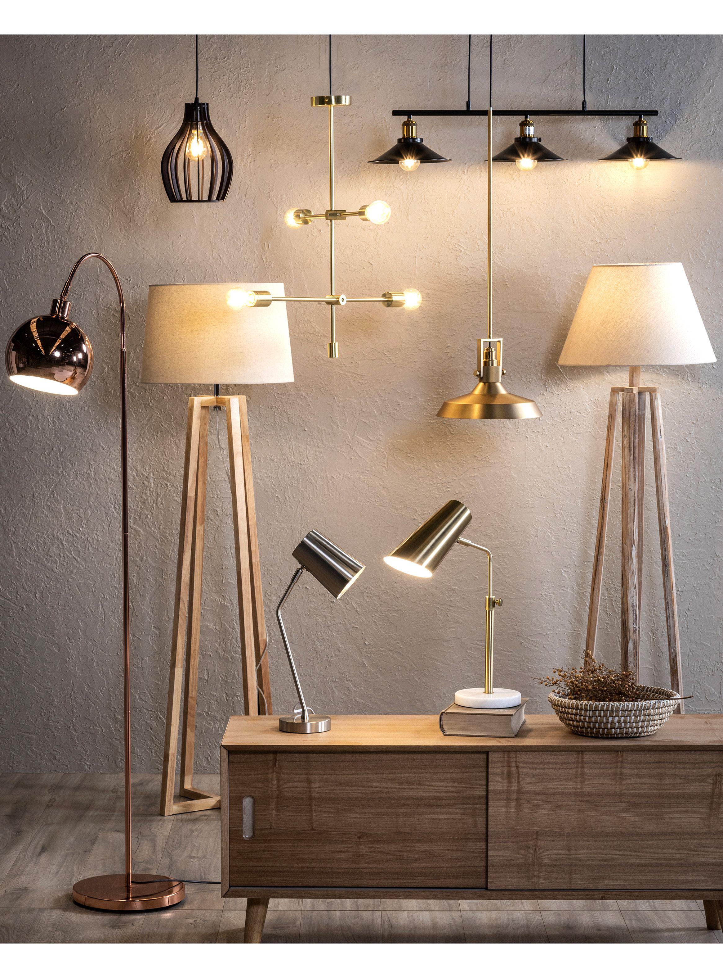 Lámpara Colgar 6L E27 Asterisk Gold BZ Largo-3