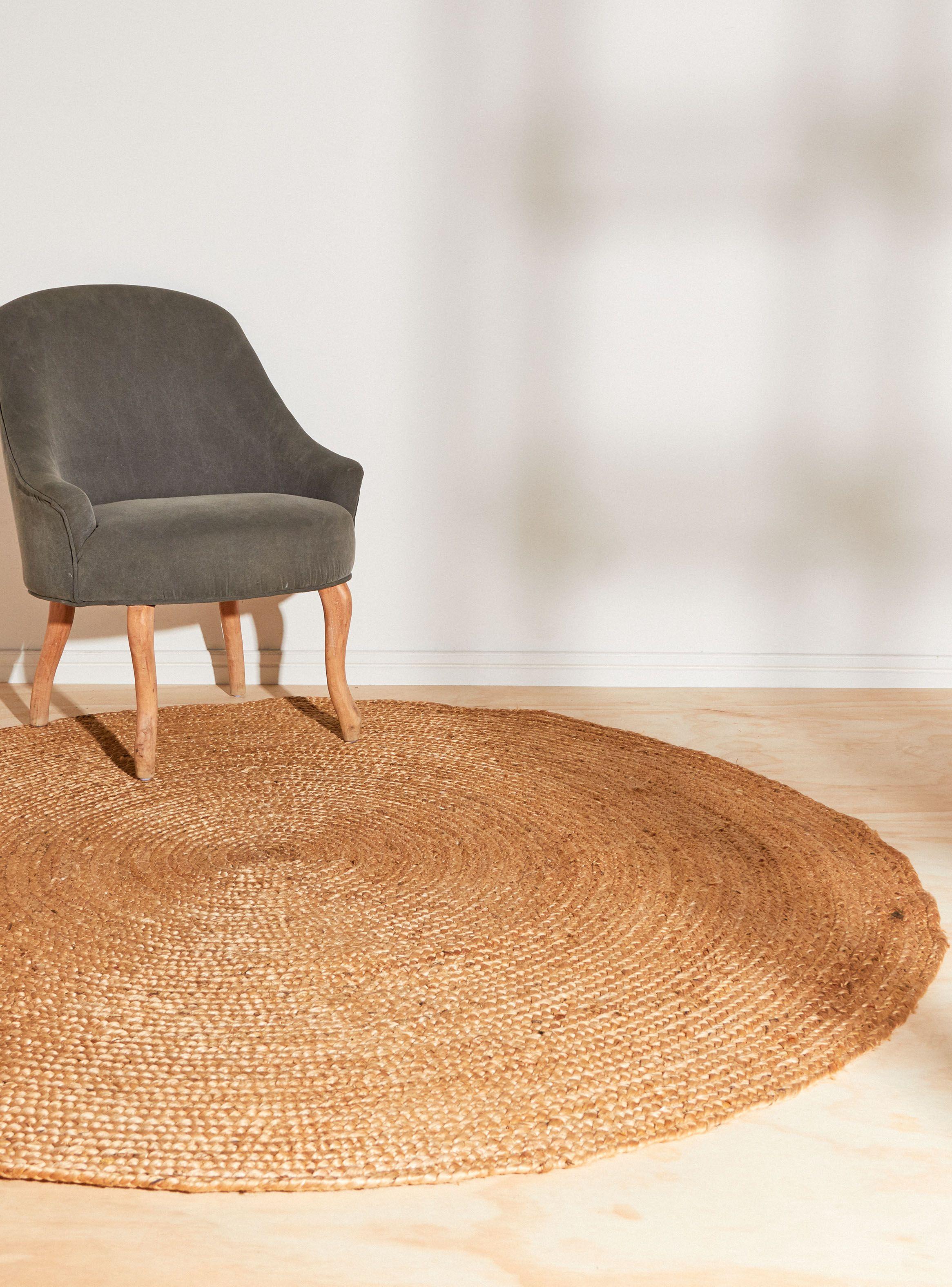 Alfombra Redonda Yute Emilia 150 cm Sarah Miller-1