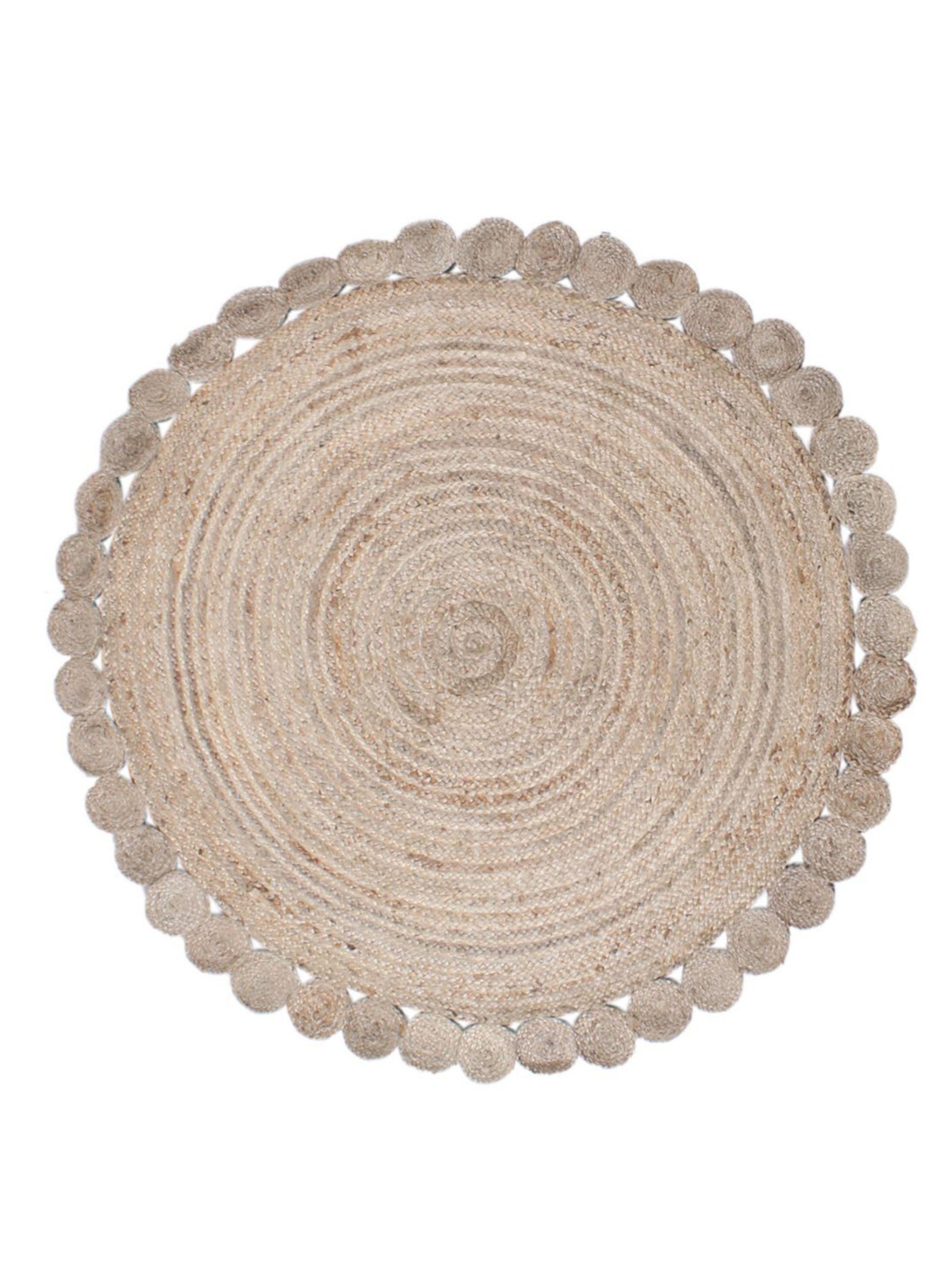 Alfombra Redonda Yute Emilia 150 cm Sarah Miller-0
