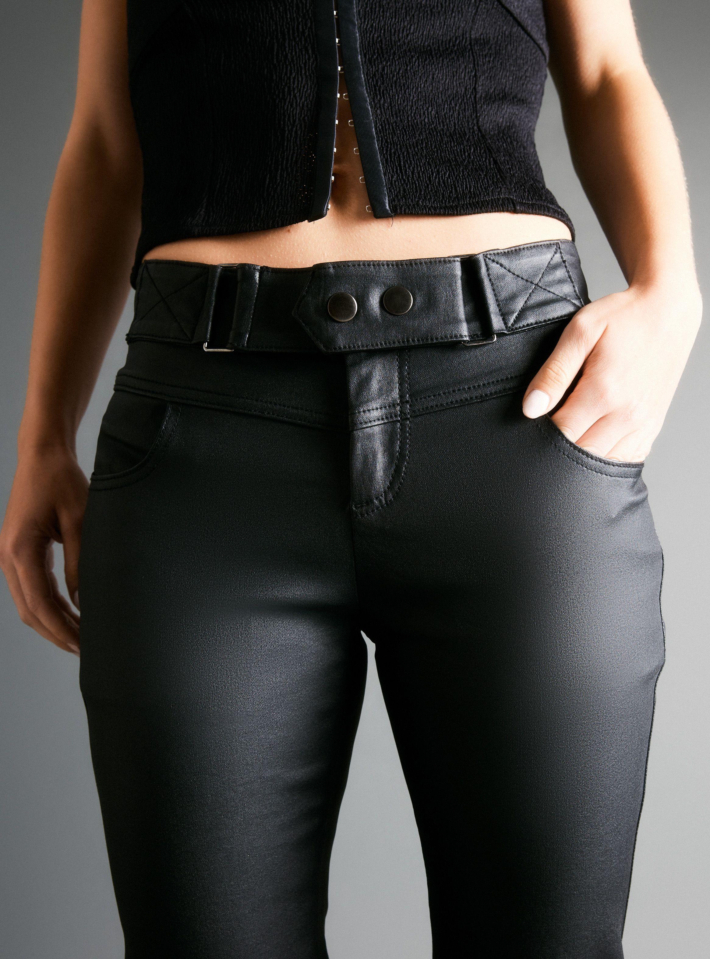 Jeans Hebillas Metálicas Pretina Delantera-2