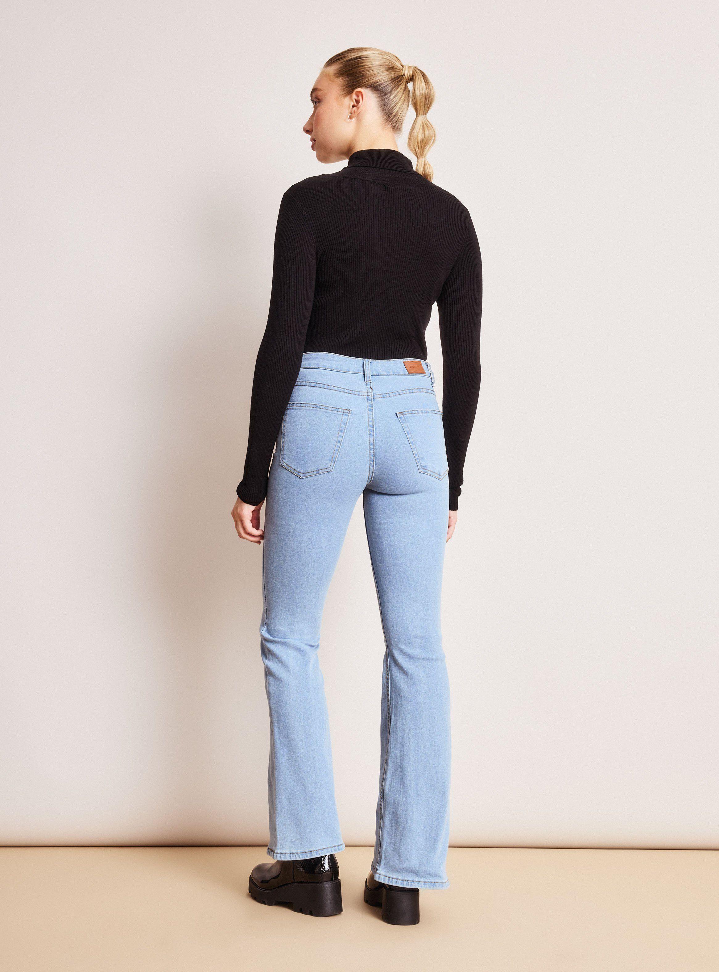 Jeans Flare Lavados Vintage-5