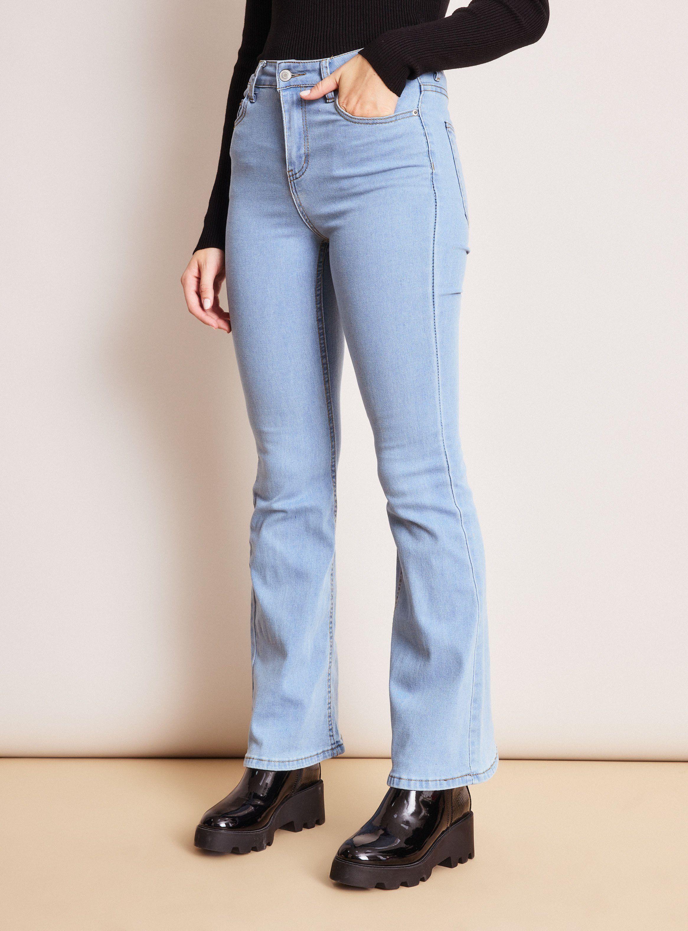 Jeans Flare Lavados Vintage-0