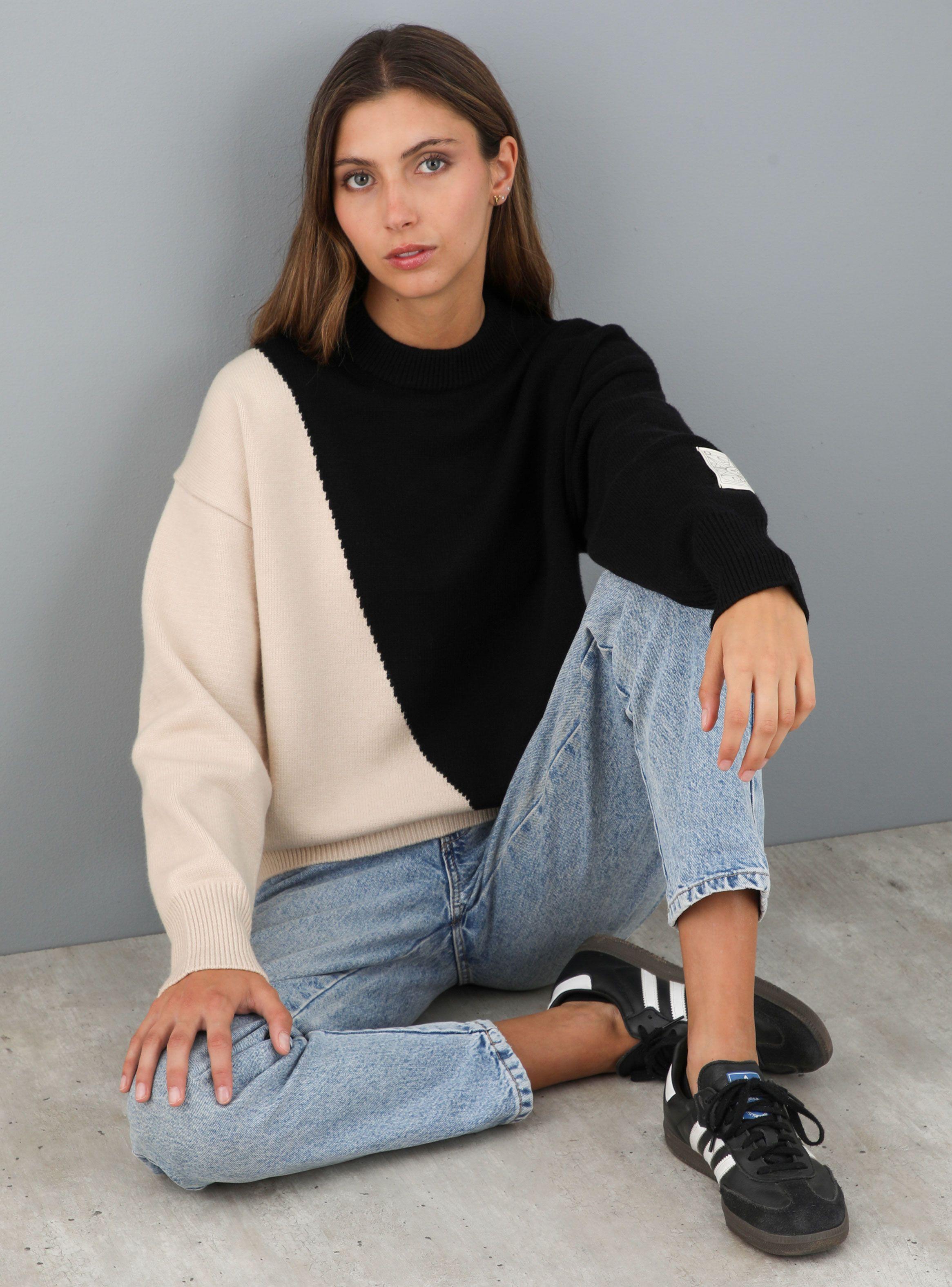 Sweater Bicolor Manga Larga-3