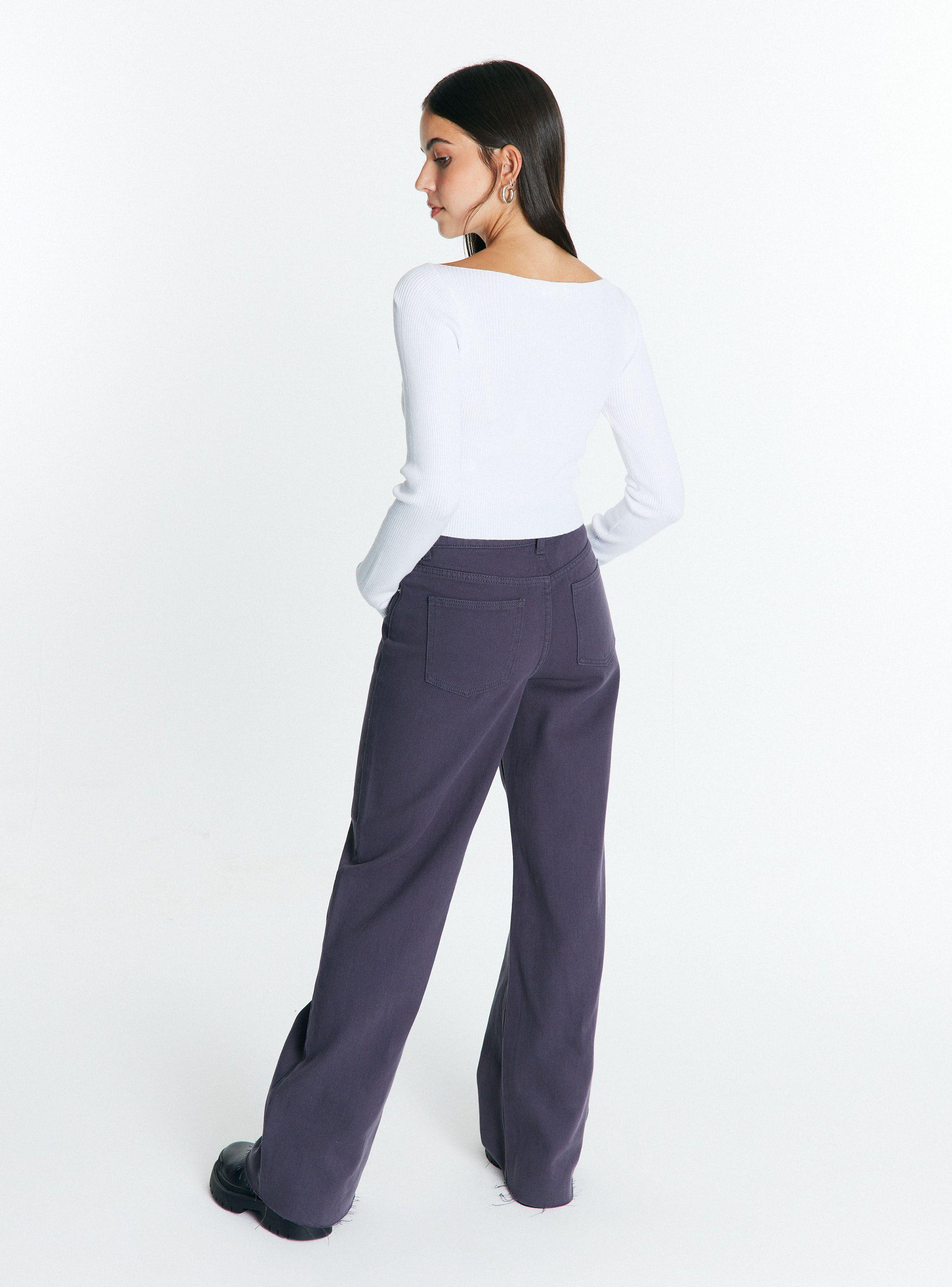 Sweater Crop Cuello Bardot-5