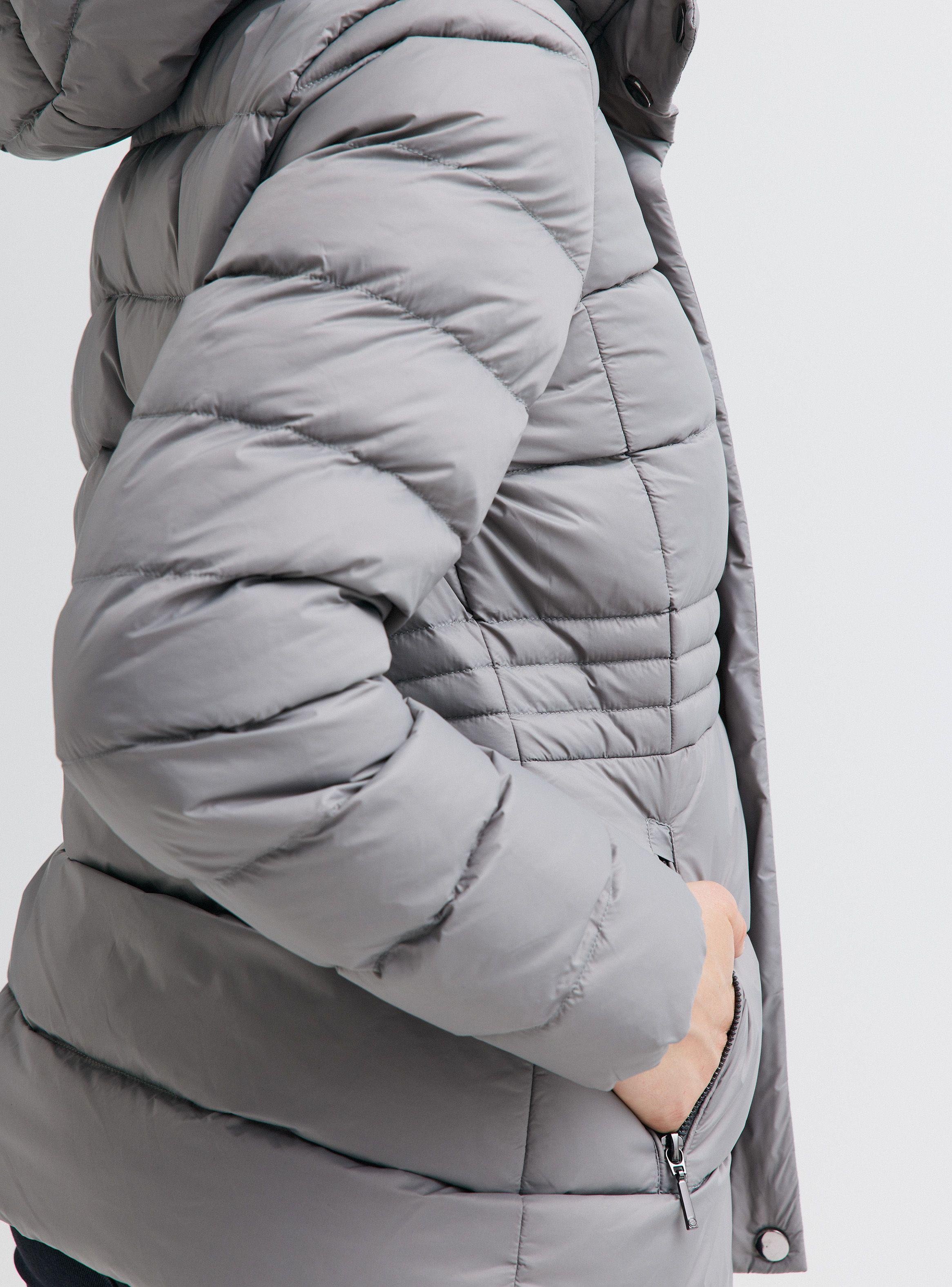 Parka  Manga Larga Acolchada con Capucha-3