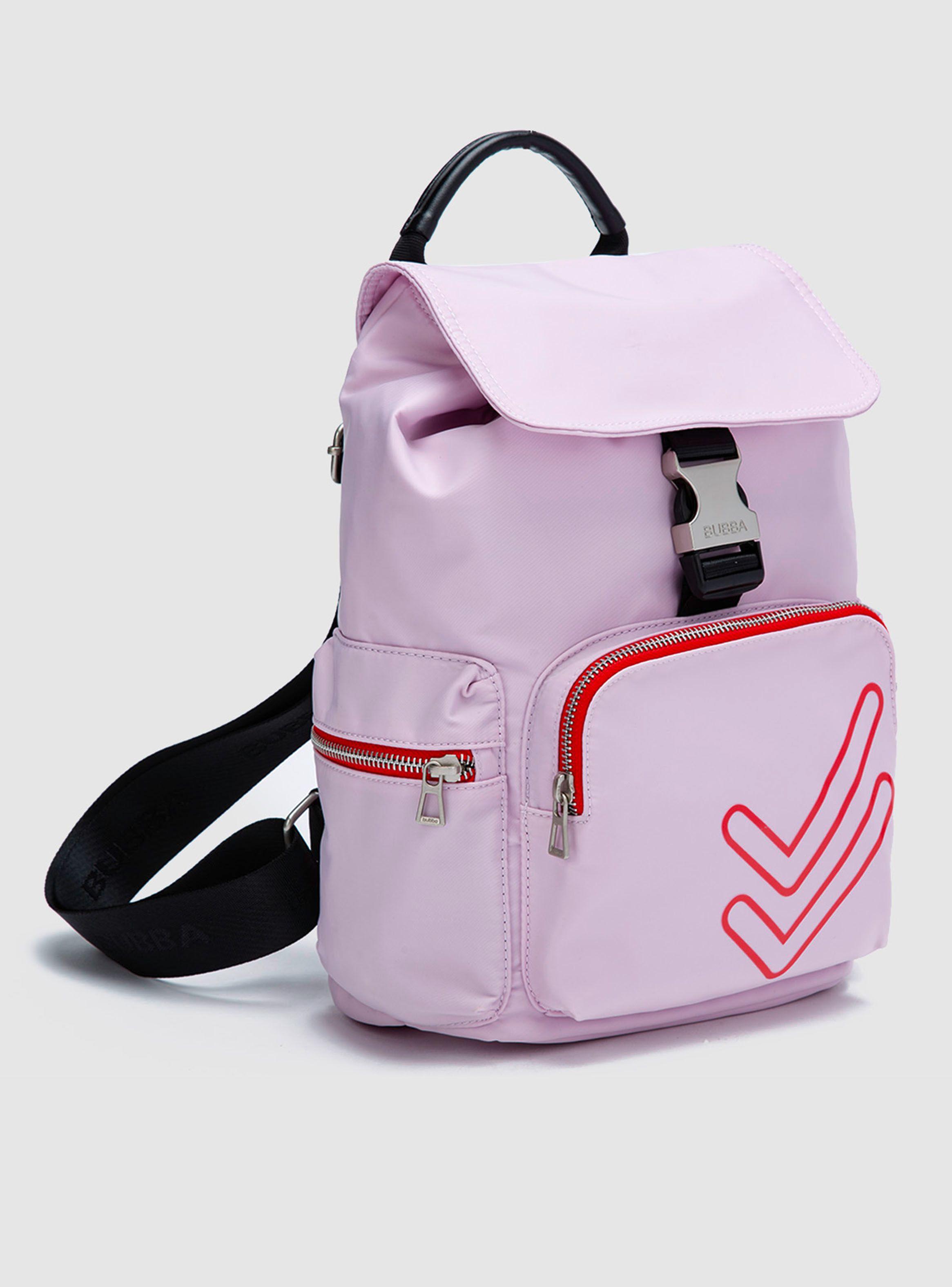 Mochila Charl Doble Check Lilac-2