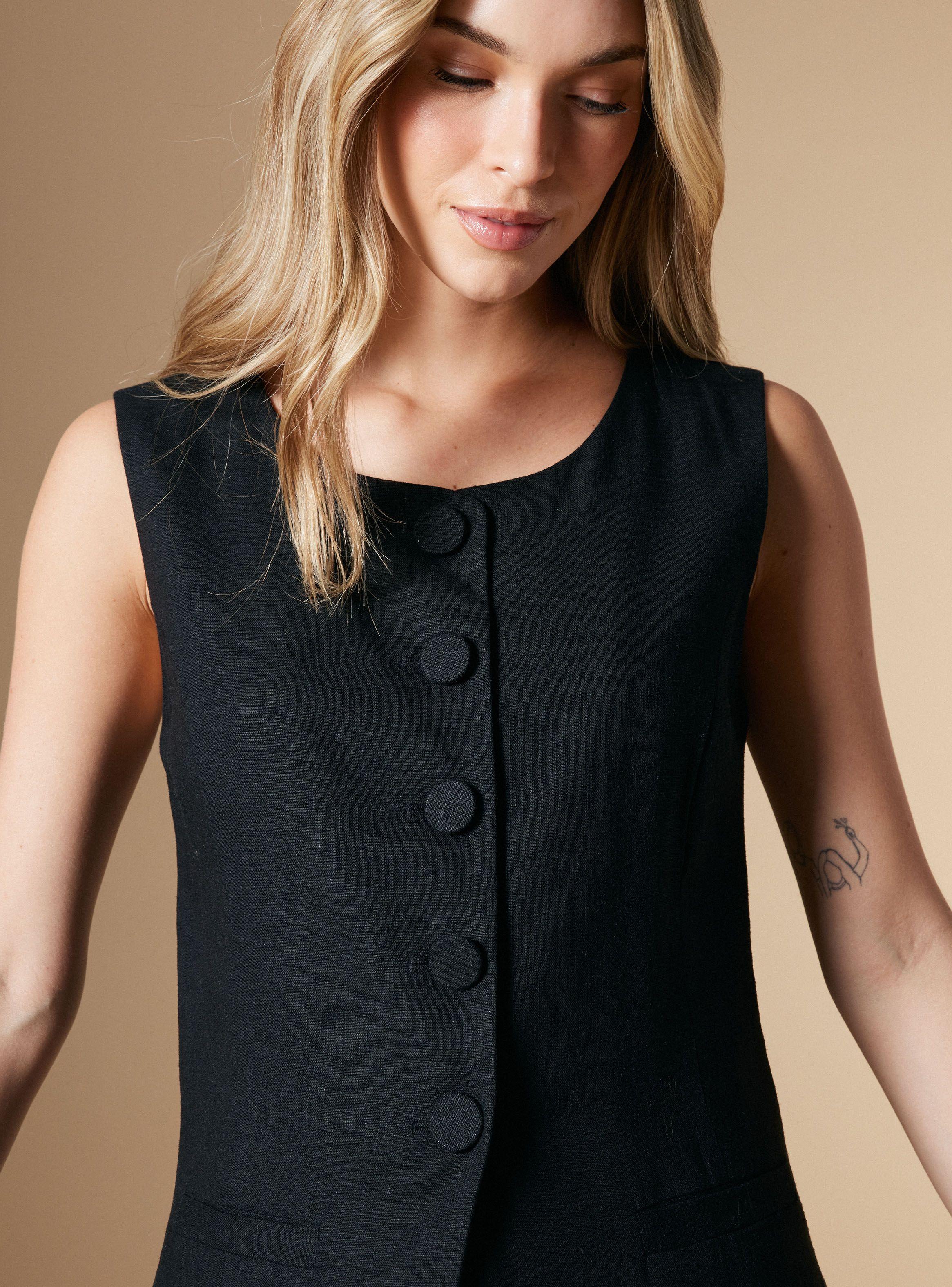 Blusa Vest Abotonado Colaboración María Pombo-3