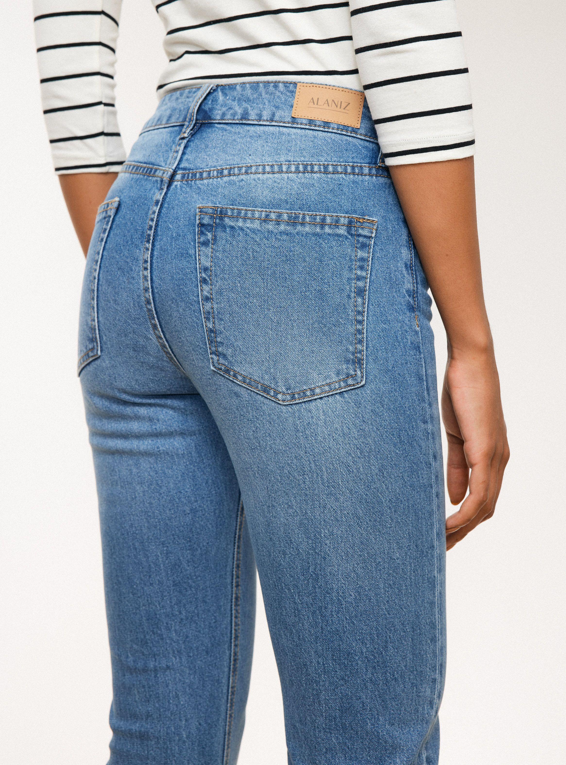Jeans Variedad de Lavados Denim Tiro Medio-3