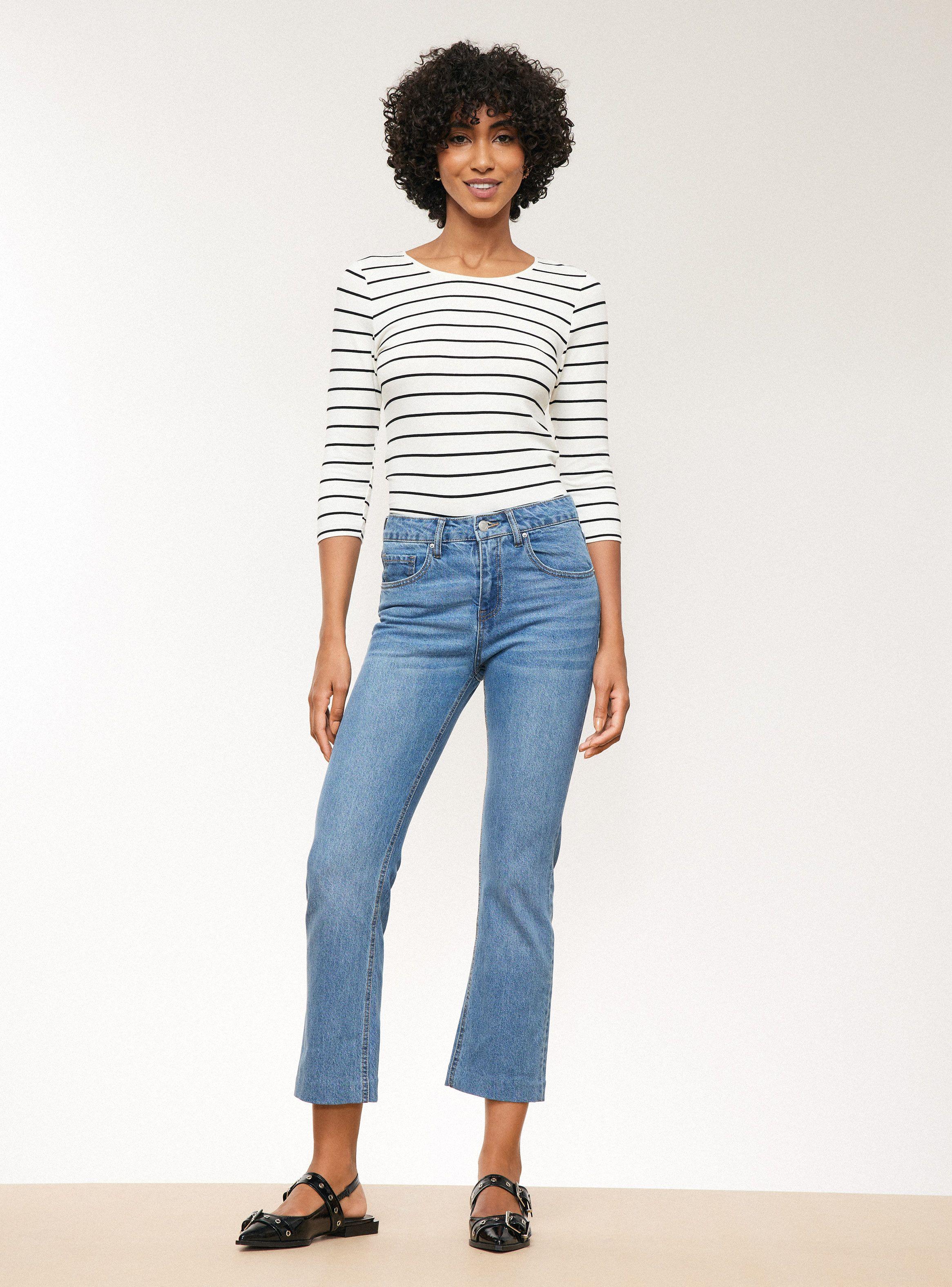 Jeans Variedad de Lavados Denim Tiro Medio-4